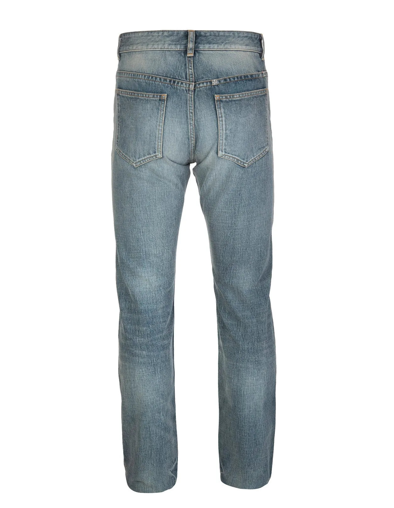 Givenchy Mid Rise Bleach-Effect Denim Jeans