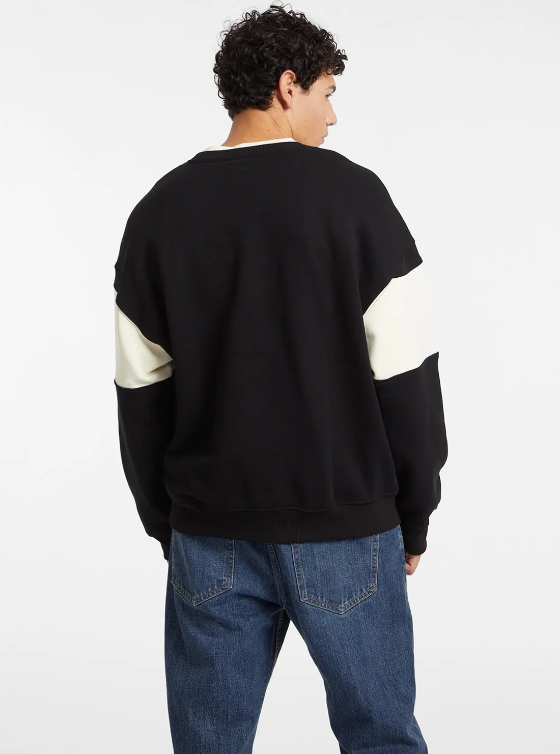 Guess Jeans Black Logo Jumper
