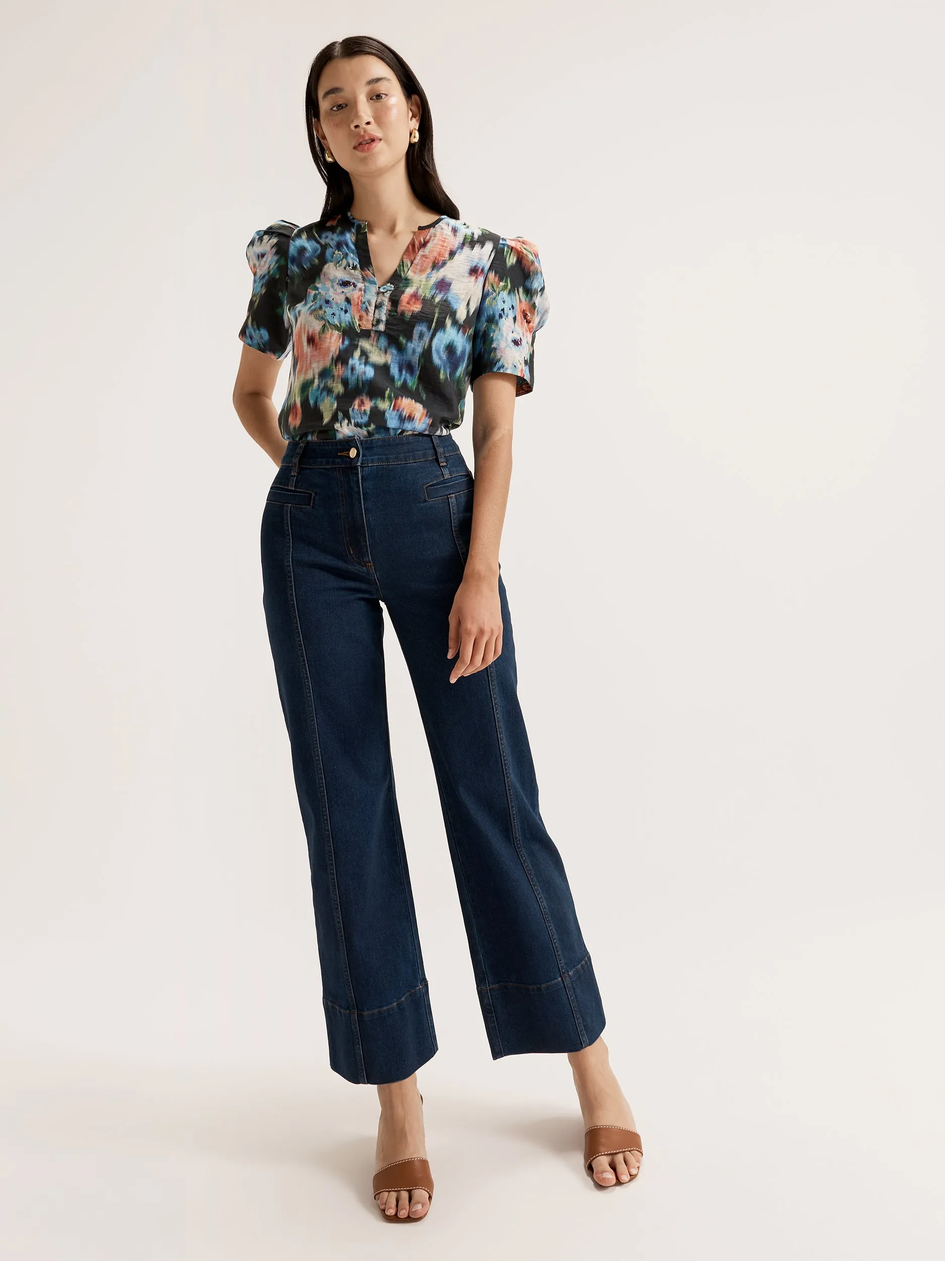 Hazy Floral Top