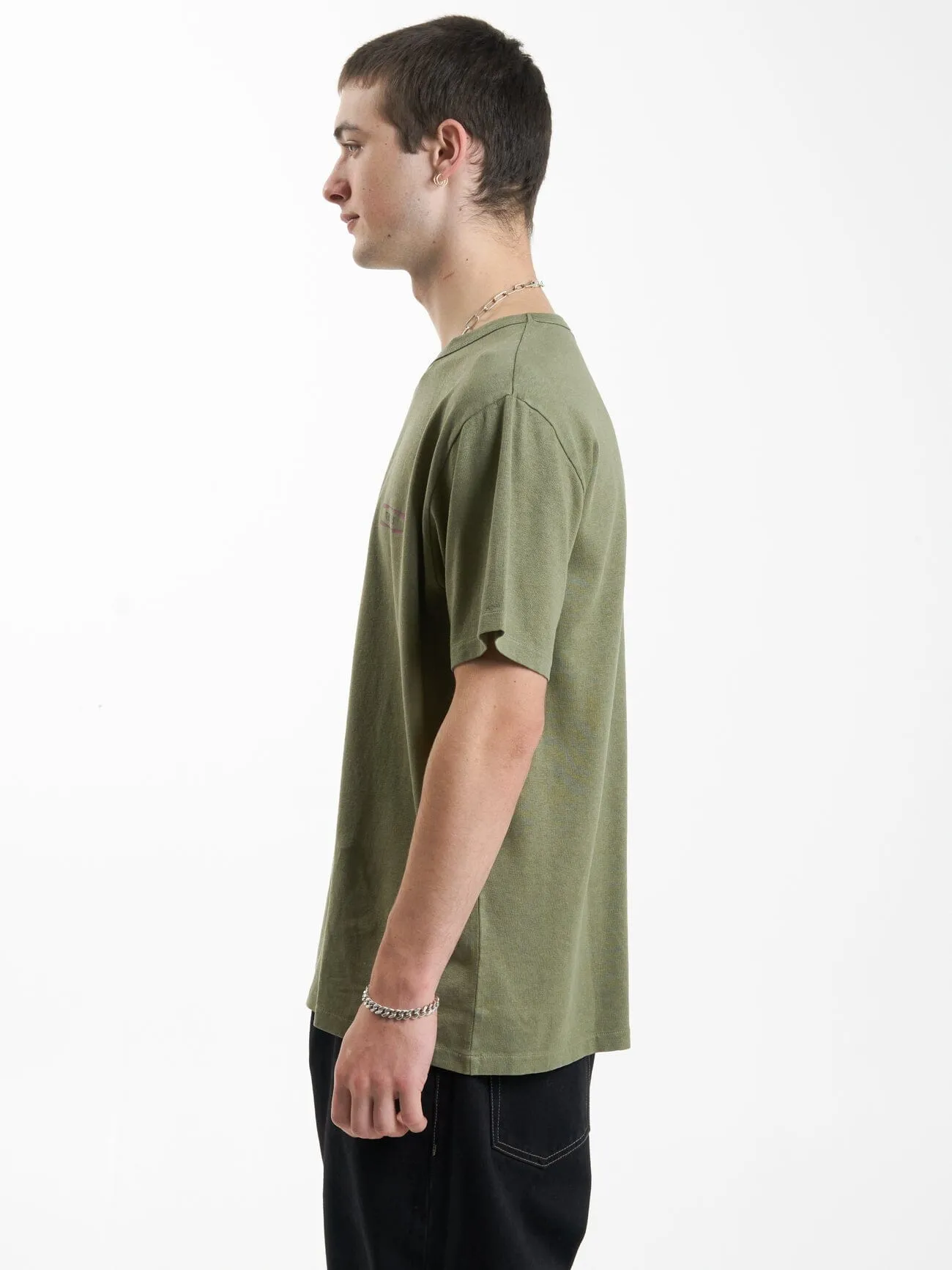 Hemp Issued Merch Fit Tee - Mild Army