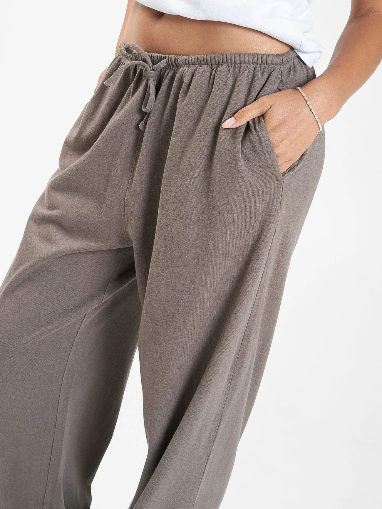 Hemp Relax Pant - Light Canteen