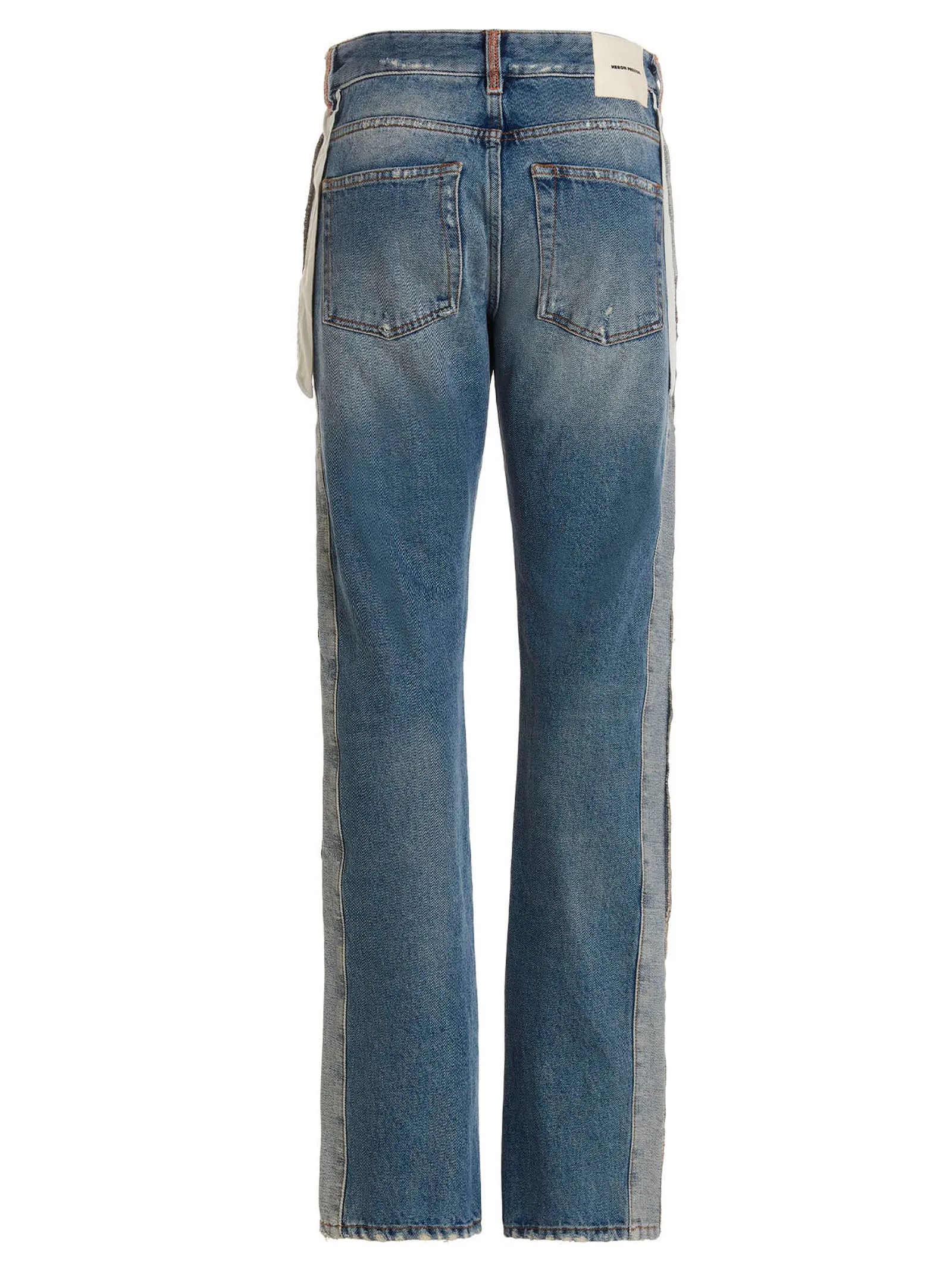 Heron Preston Logo Patch Bootcut Jeans