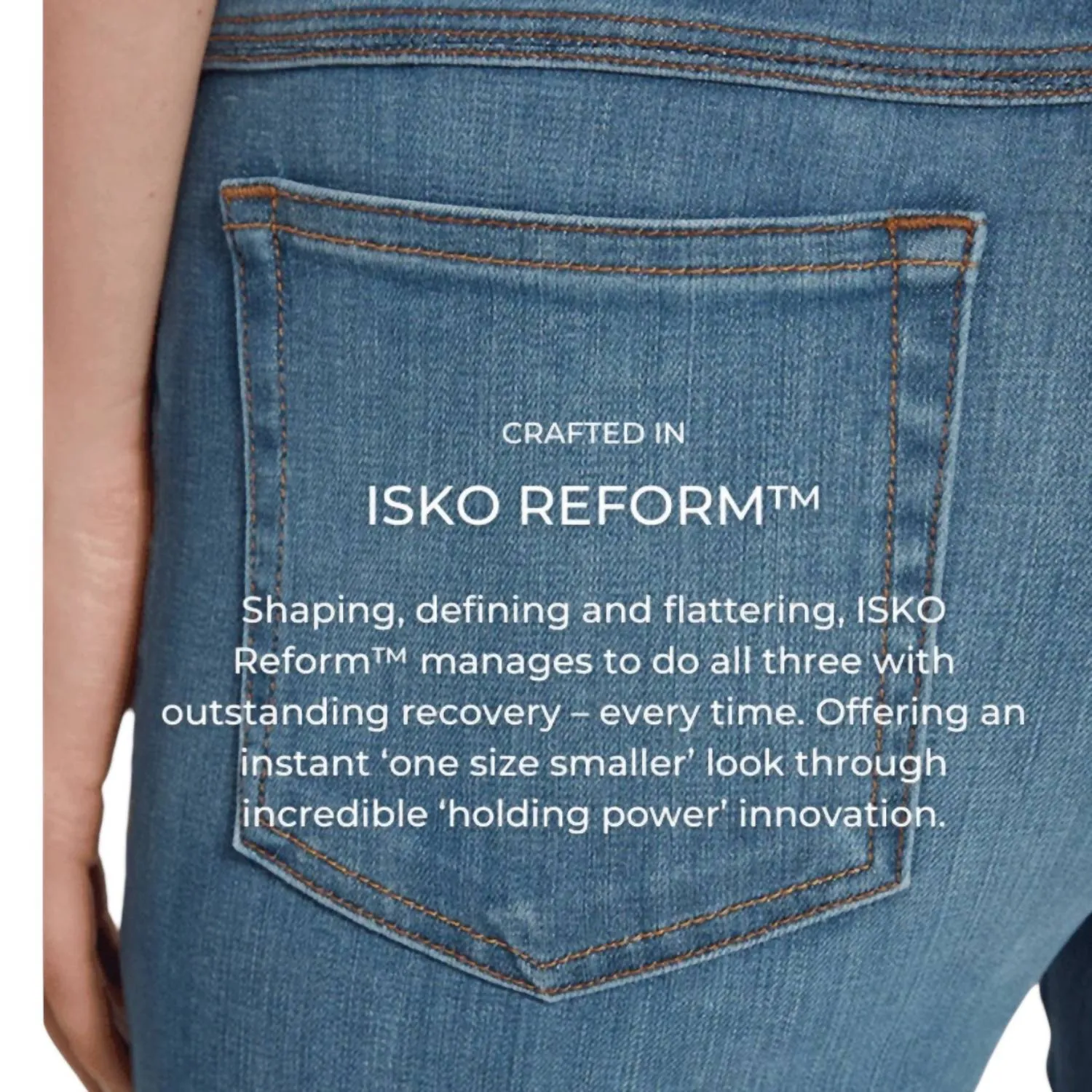 'holding Power' Relaxed Straight Denim In Blue