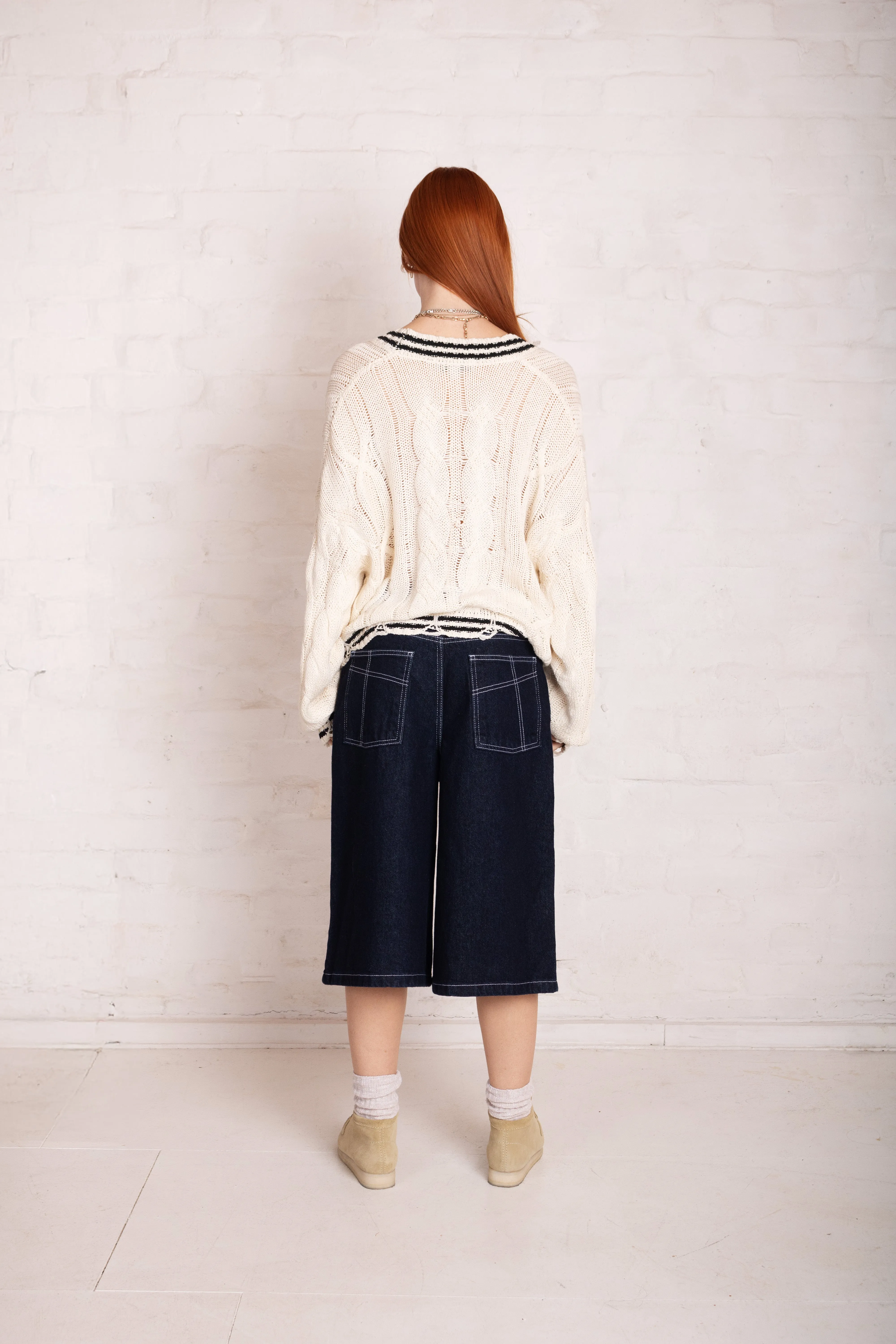 Indigo Rinse Release Jorts