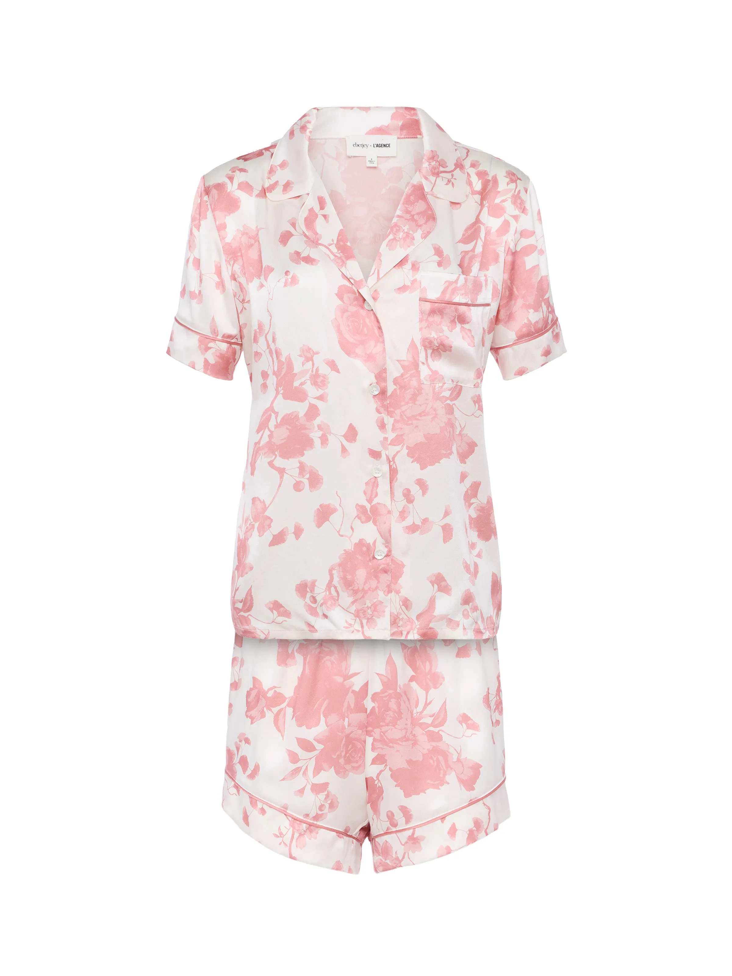 Inez Silk Short Pajama Set