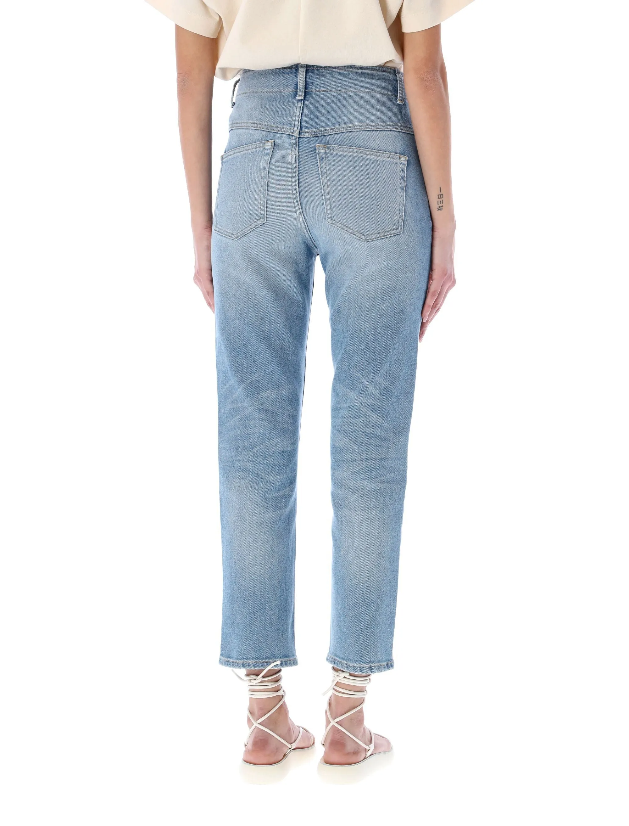 Isabel Marant Niliane High Waist Cropped Jeans