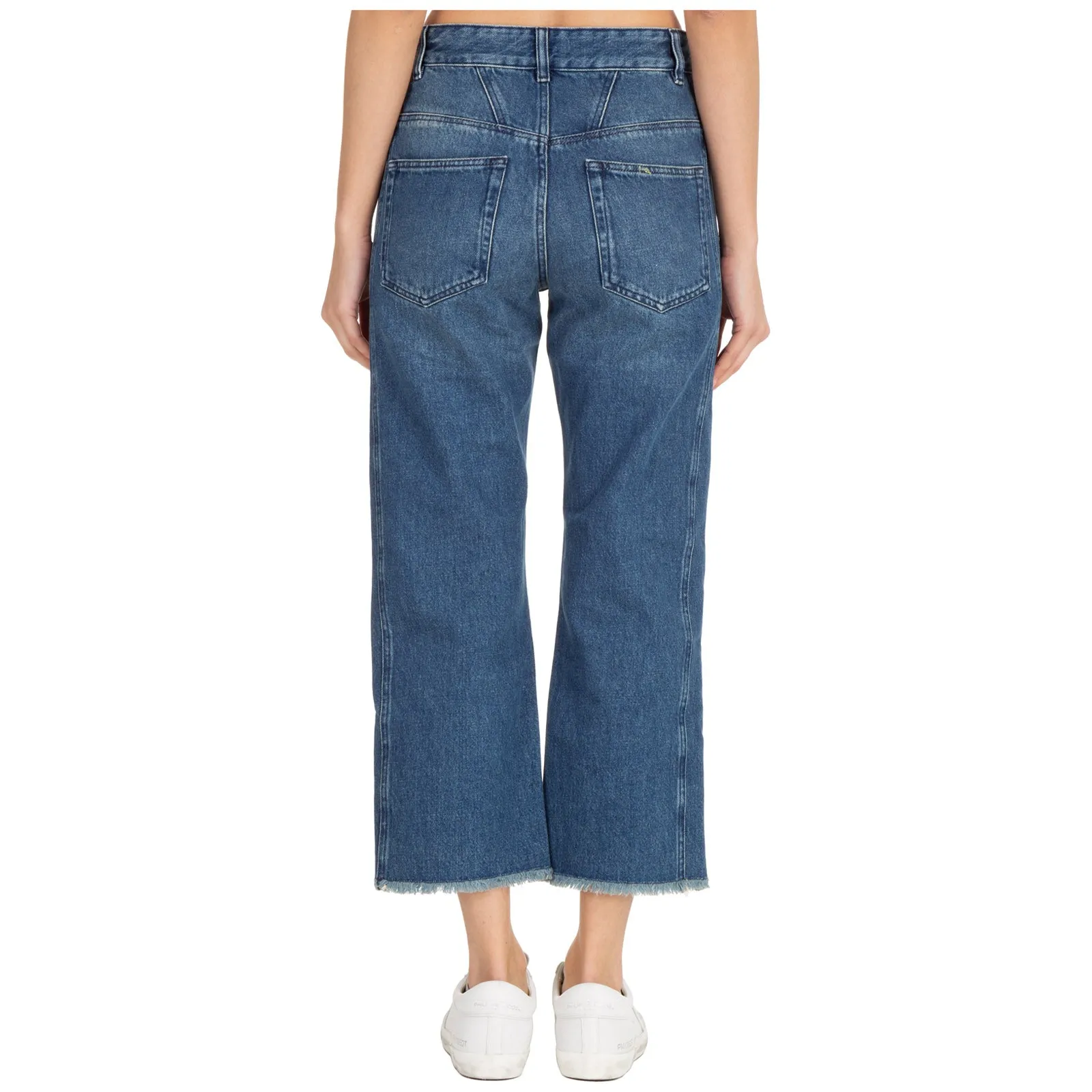 Isabel Marant Étoile Flared Leg Cropped Jeans