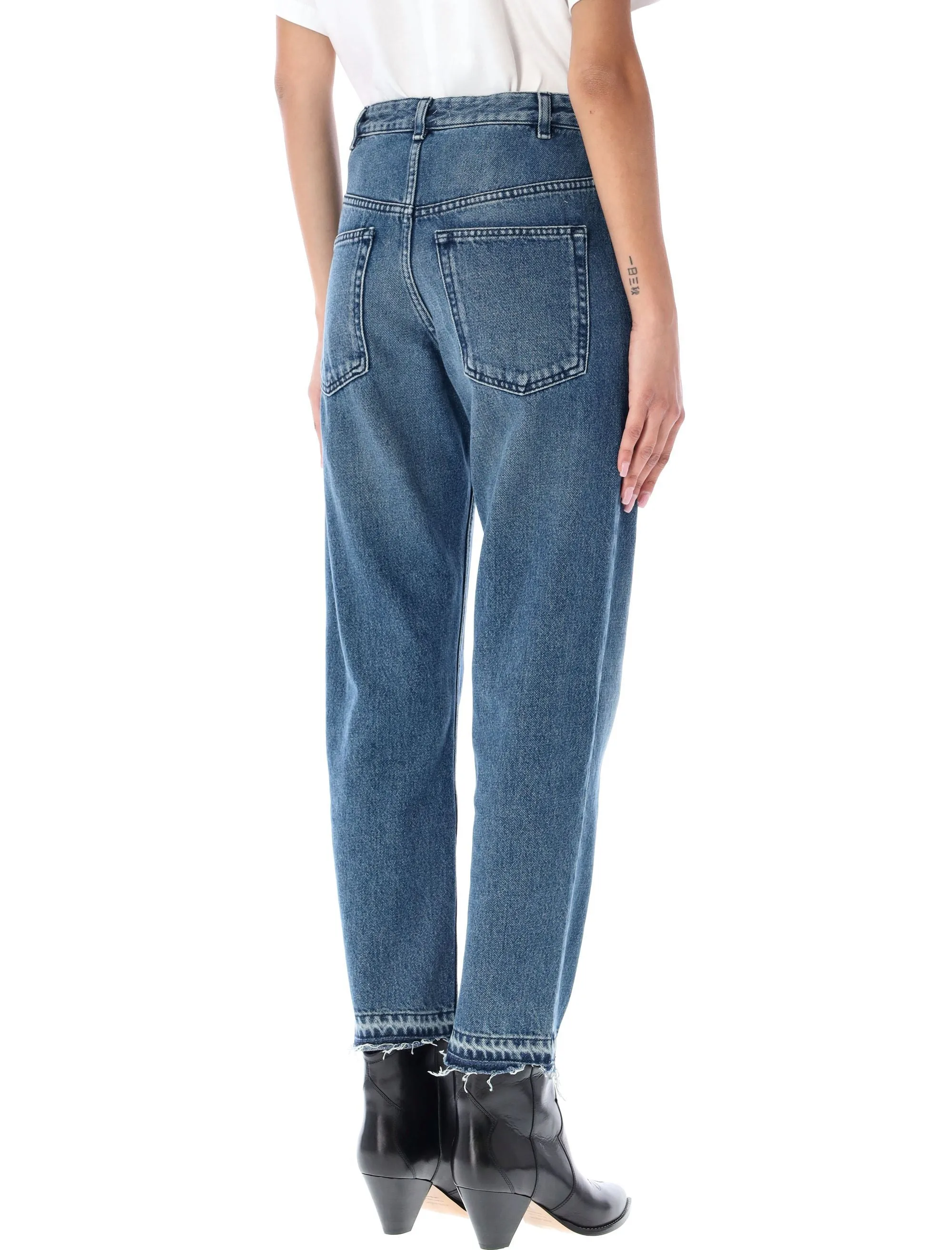 Isabel Marant Étoile High-Rise Cropped Jeans