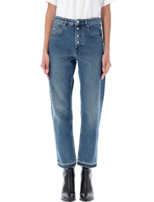 Isabel Marant Étoile High-Rise Cropped Jeans