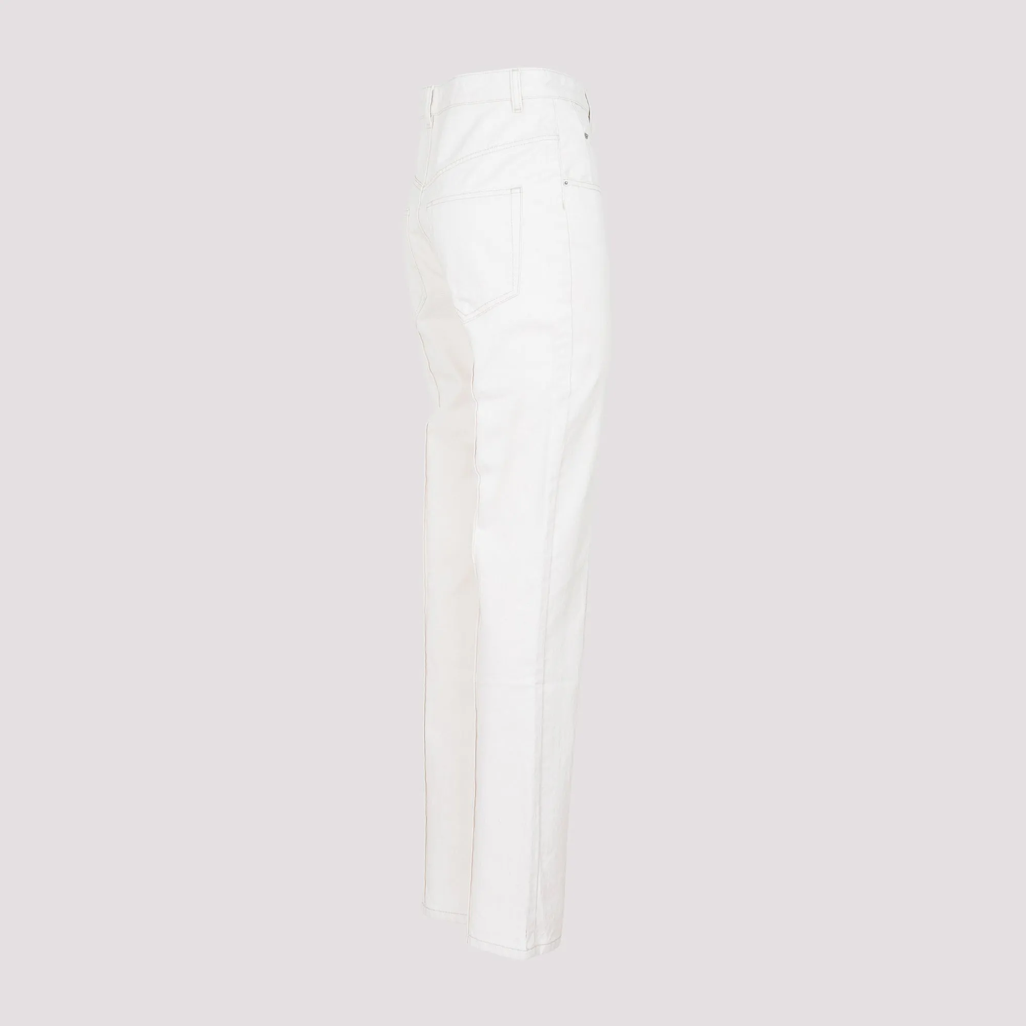 Isabel Marant Tuackom Button Detailed High Waist Jeans