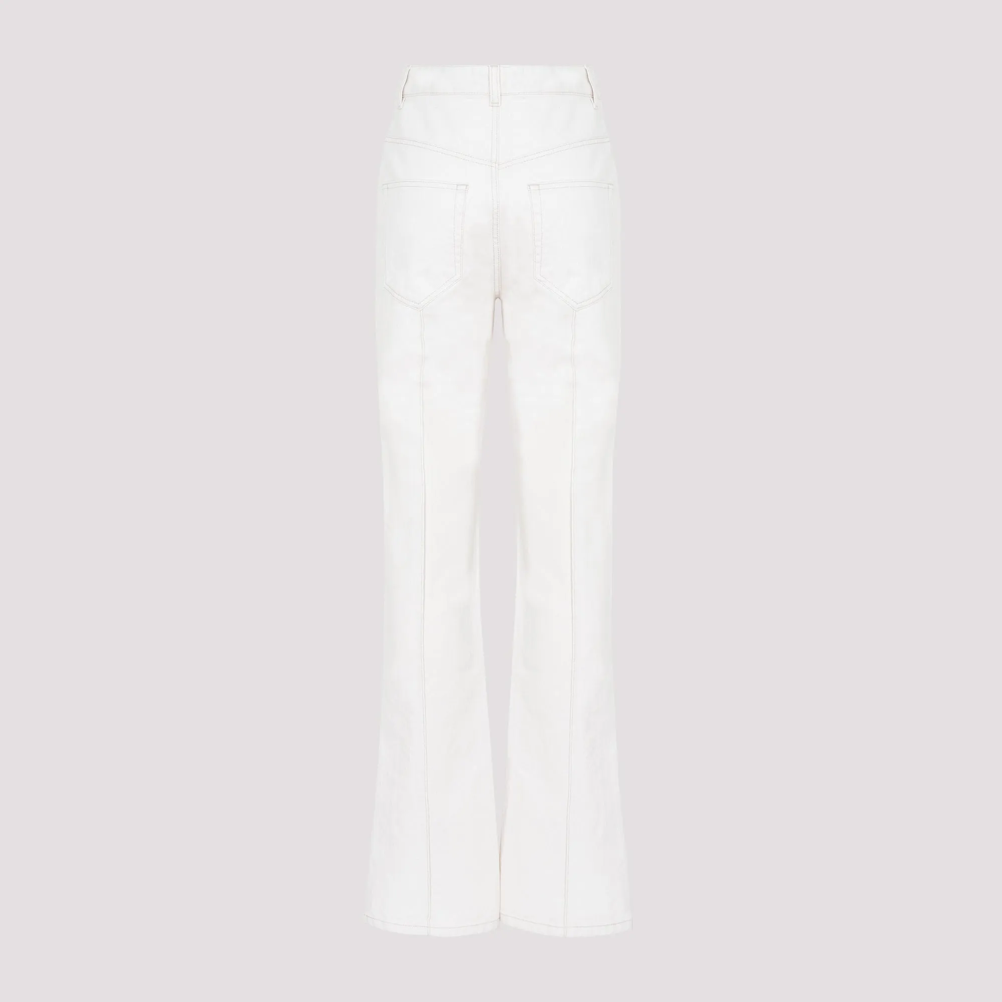Isabel Marant Tuackom Button Detailed High Waist Jeans