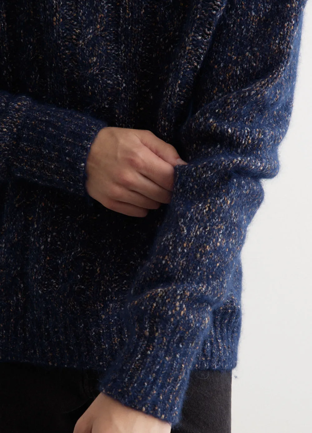 Ivar Cotton Alpaca Cable Sweater