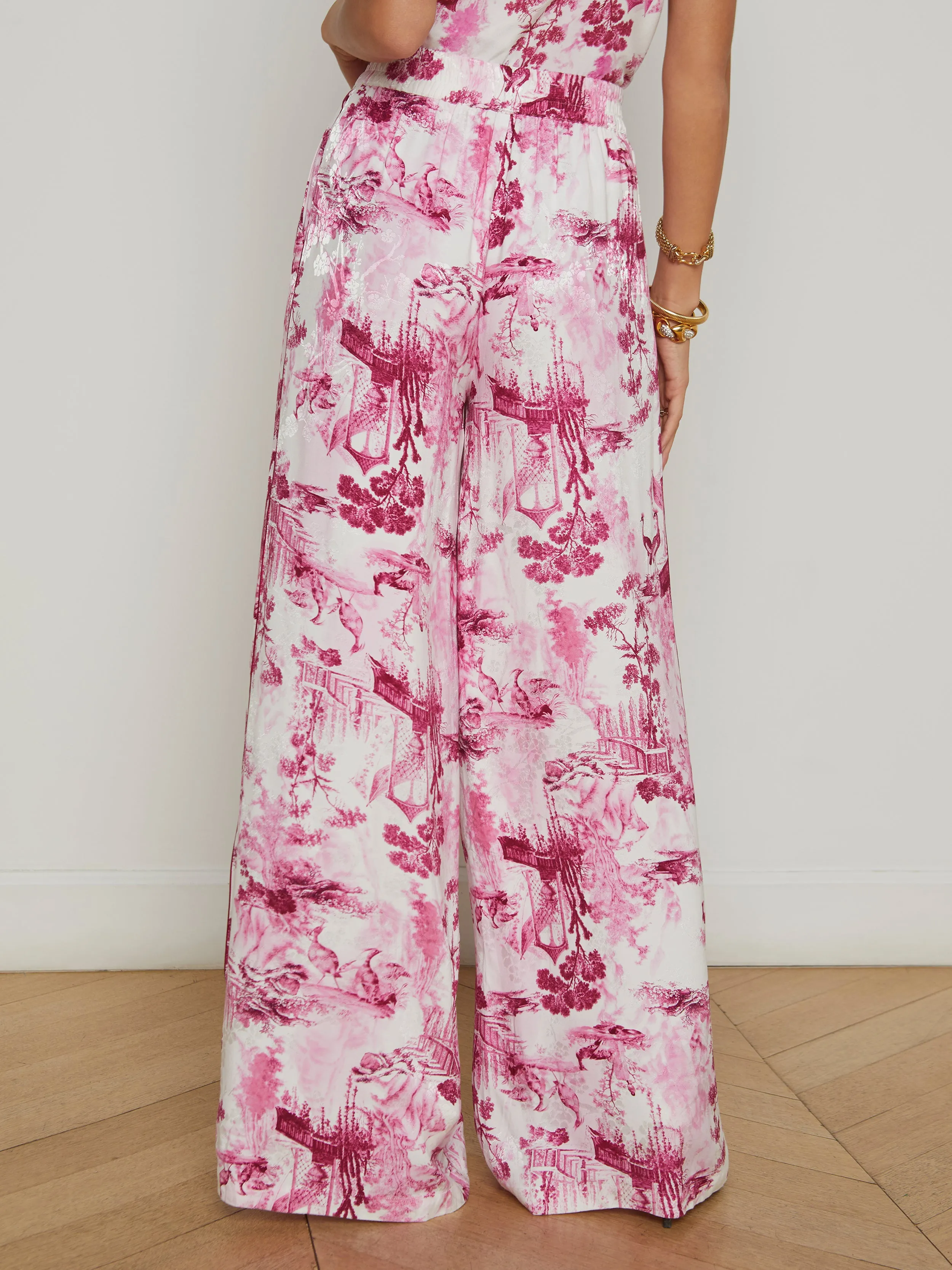 Ivy Satin Wide-Leg Pant