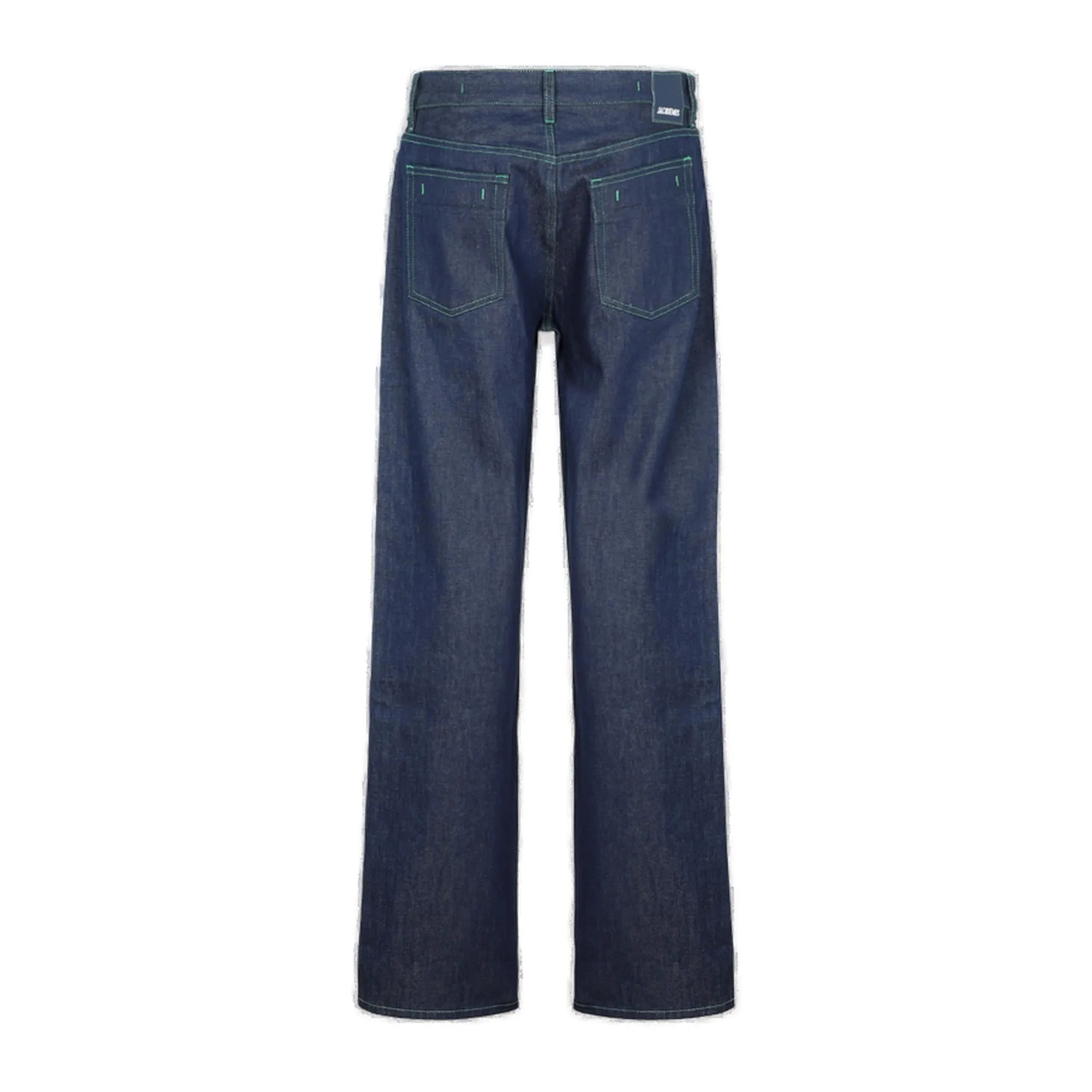 Jacquemus Straight Leg Logo Patch Jeans