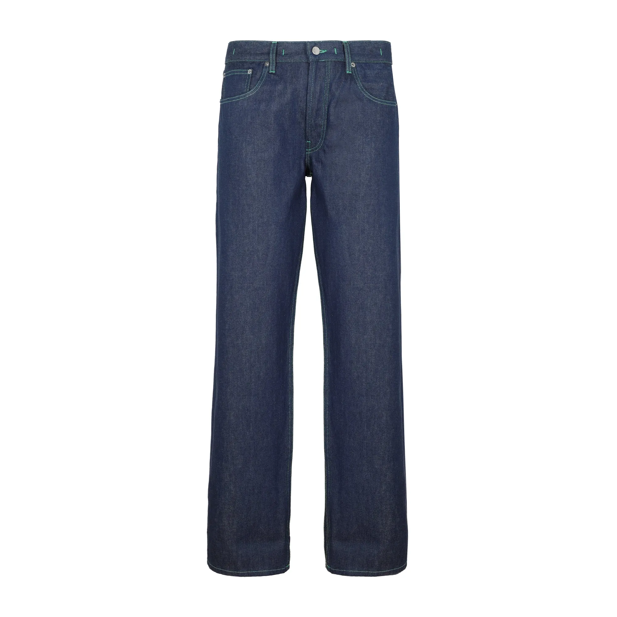 Jacquemus Straight Leg Logo Patch Jeans