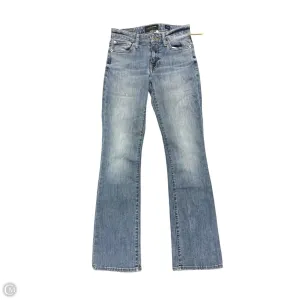 Jeans Boot Cut By Lucky Brand In Blue Denim, Size: 0