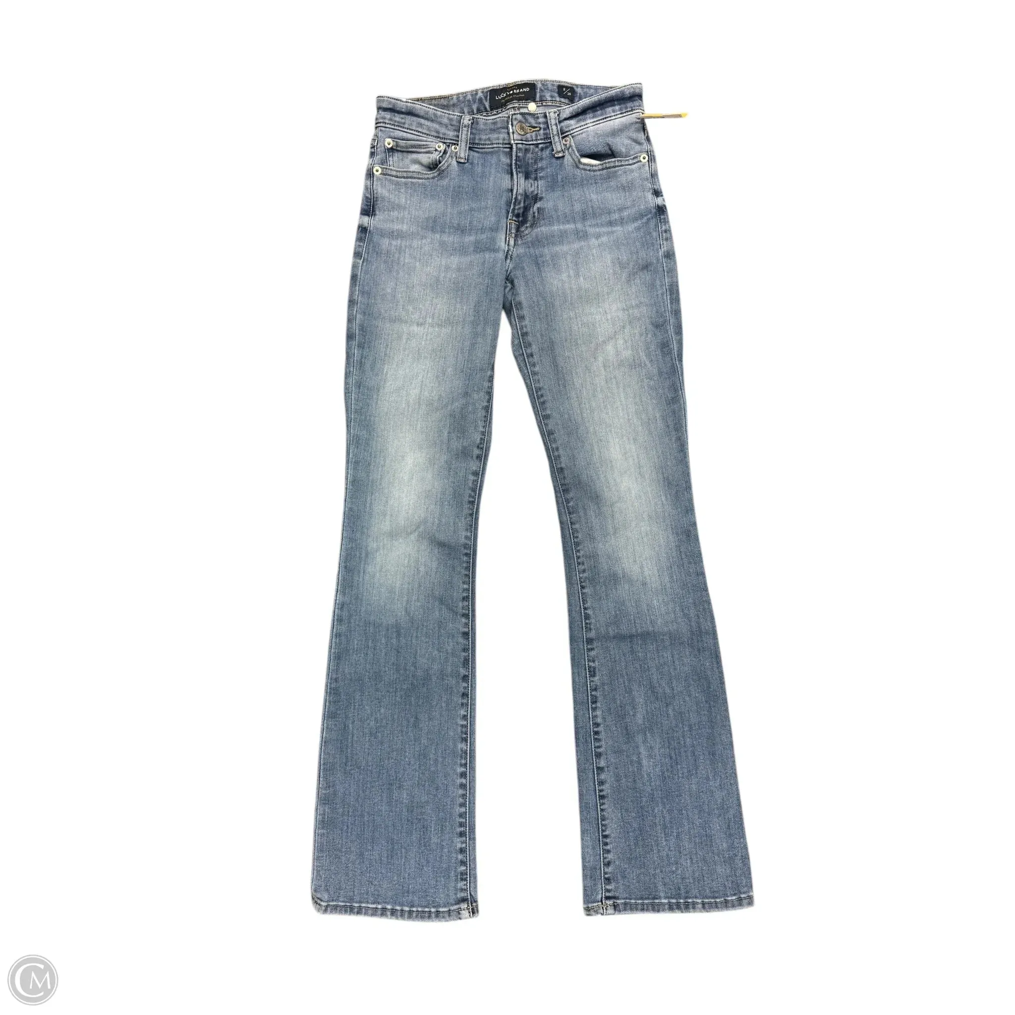 Jeans Boot Cut By Lucky Brand In Blue Denim, Size: 0