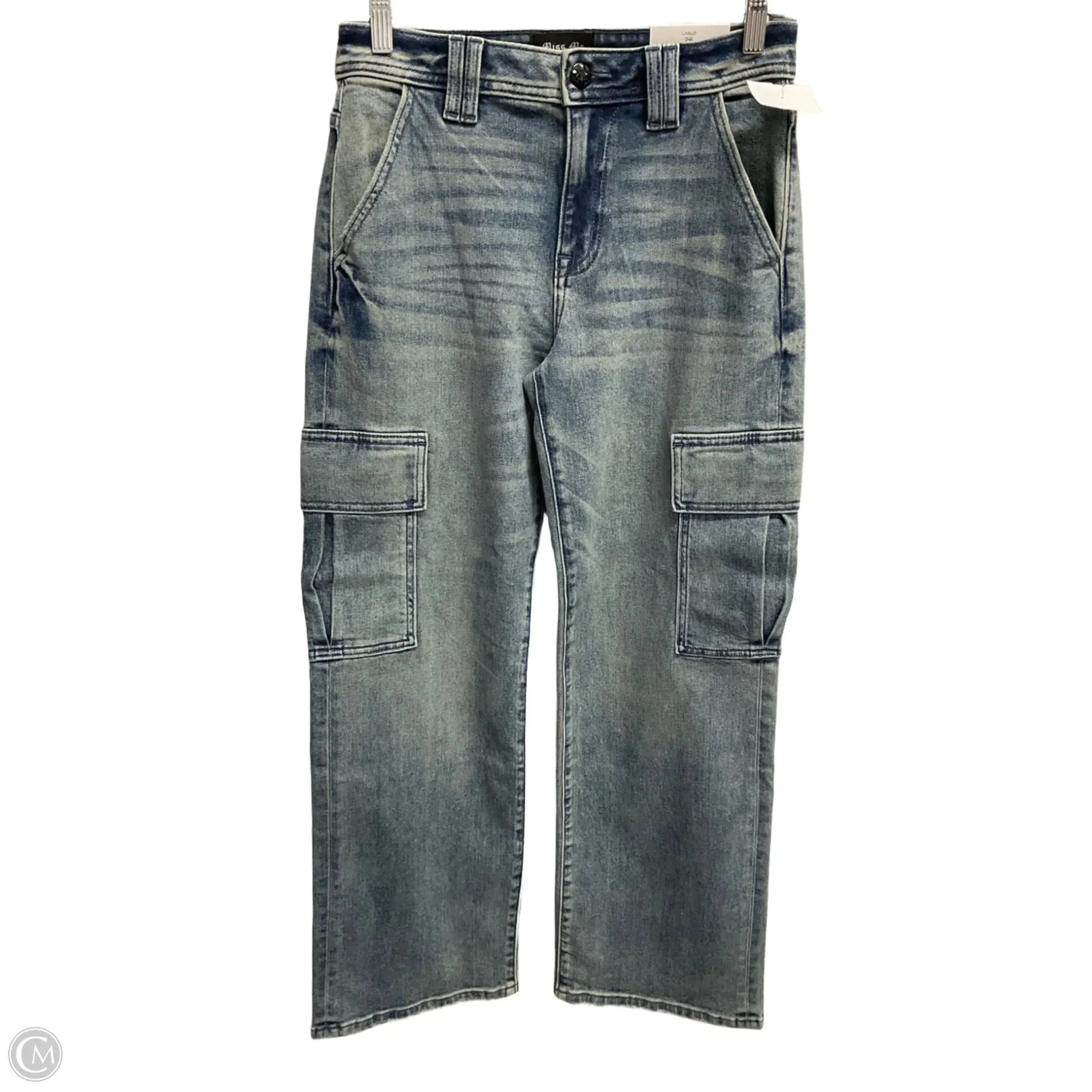 Jeans Wide Leg By Miss Me In Blue, Size: 2