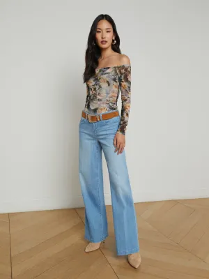 Joanne Low-Rise Wide-Leg Jean