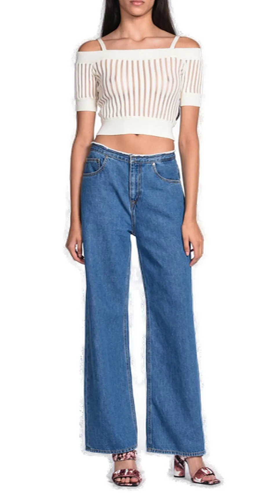 Just Cavalli Boston Wide Leg Jeans