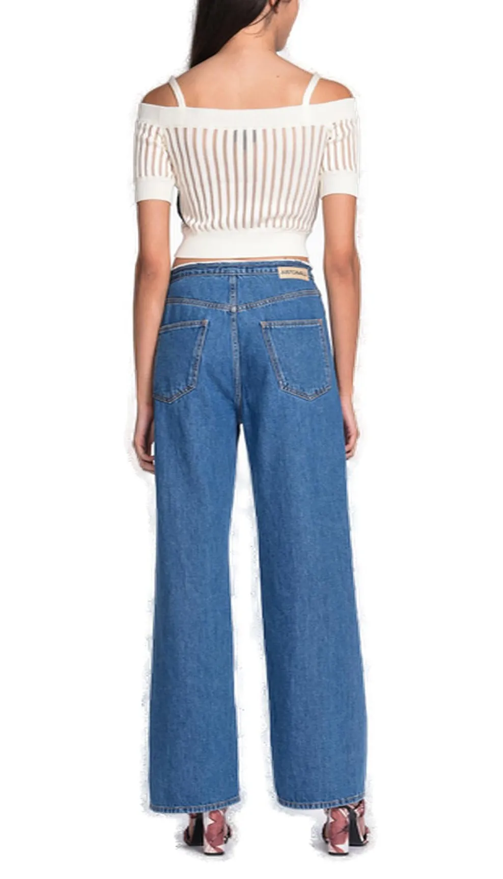 Just Cavalli Boston Wide Leg Jeans
