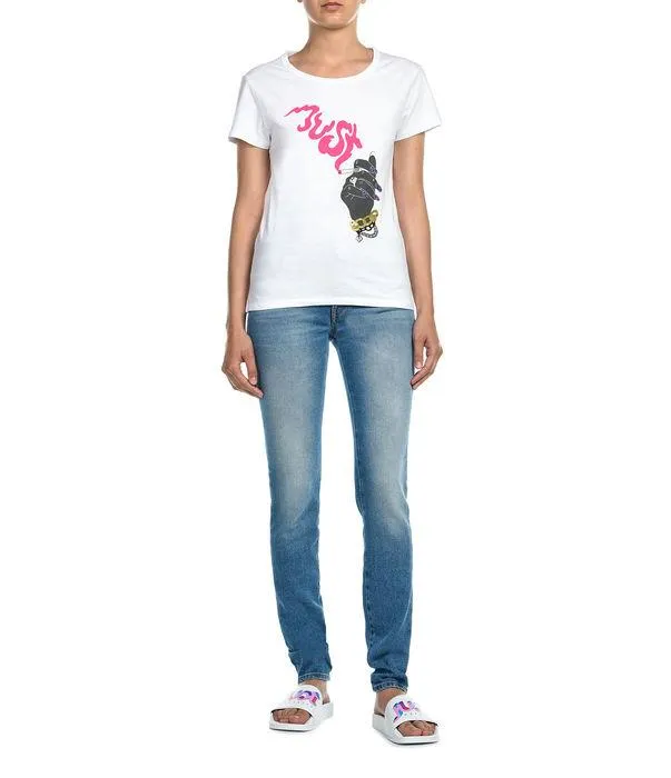 Just Cavalli High-Waisted Slim Fit Jeans