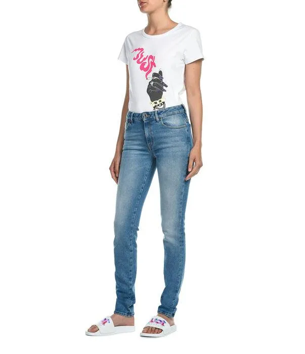 Just Cavalli High-Waisted Slim Fit Jeans