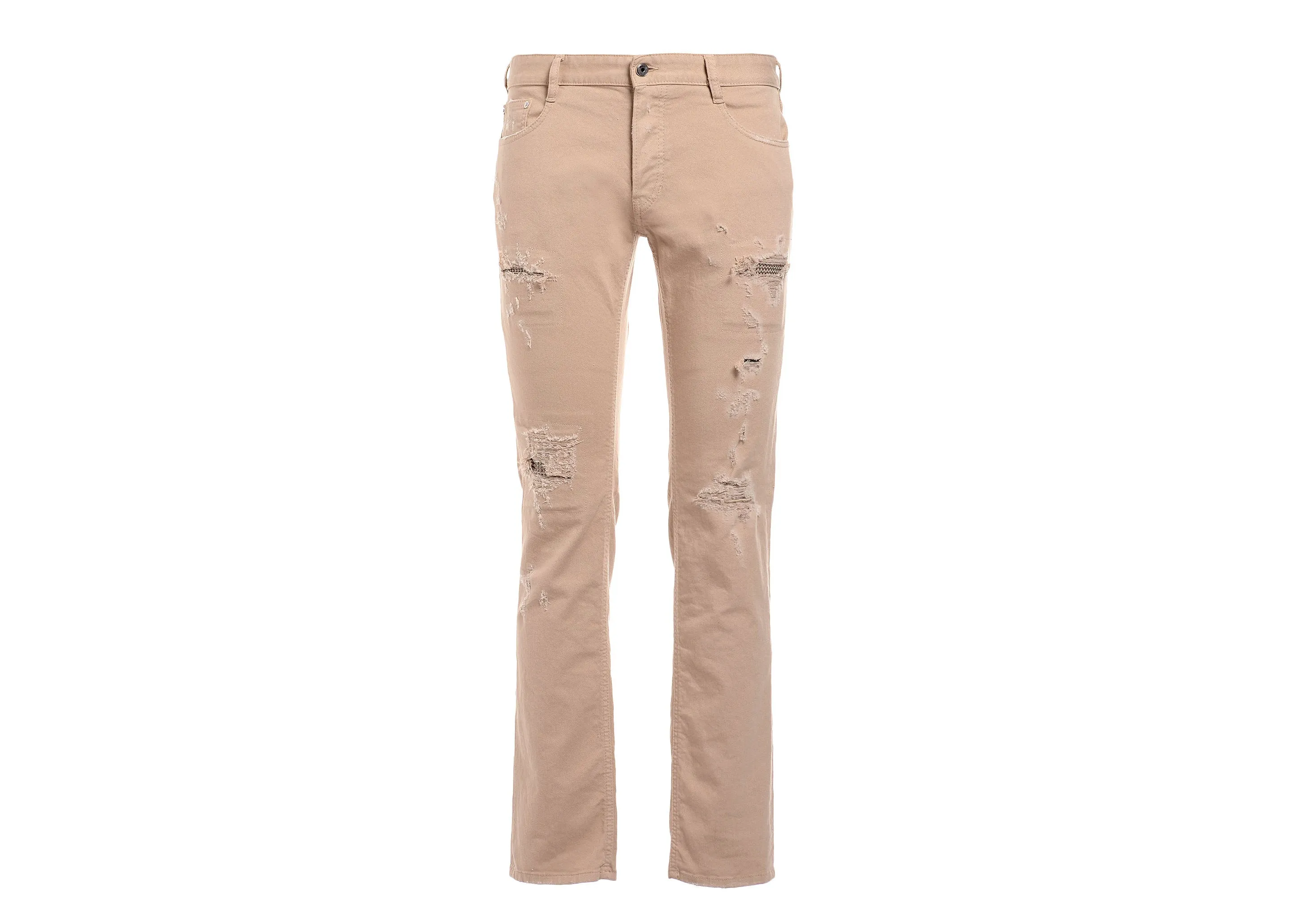 Just Cavalli Ripped Slim-Fit Jeans