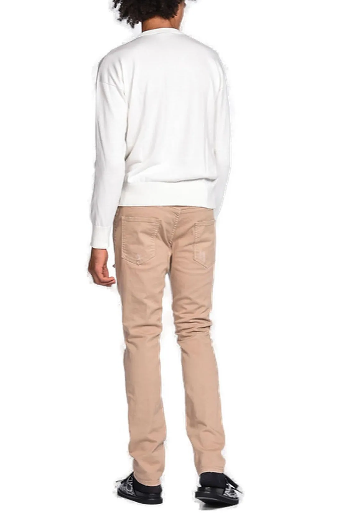 Just Cavalli Ripped Slim-Fit Jeans