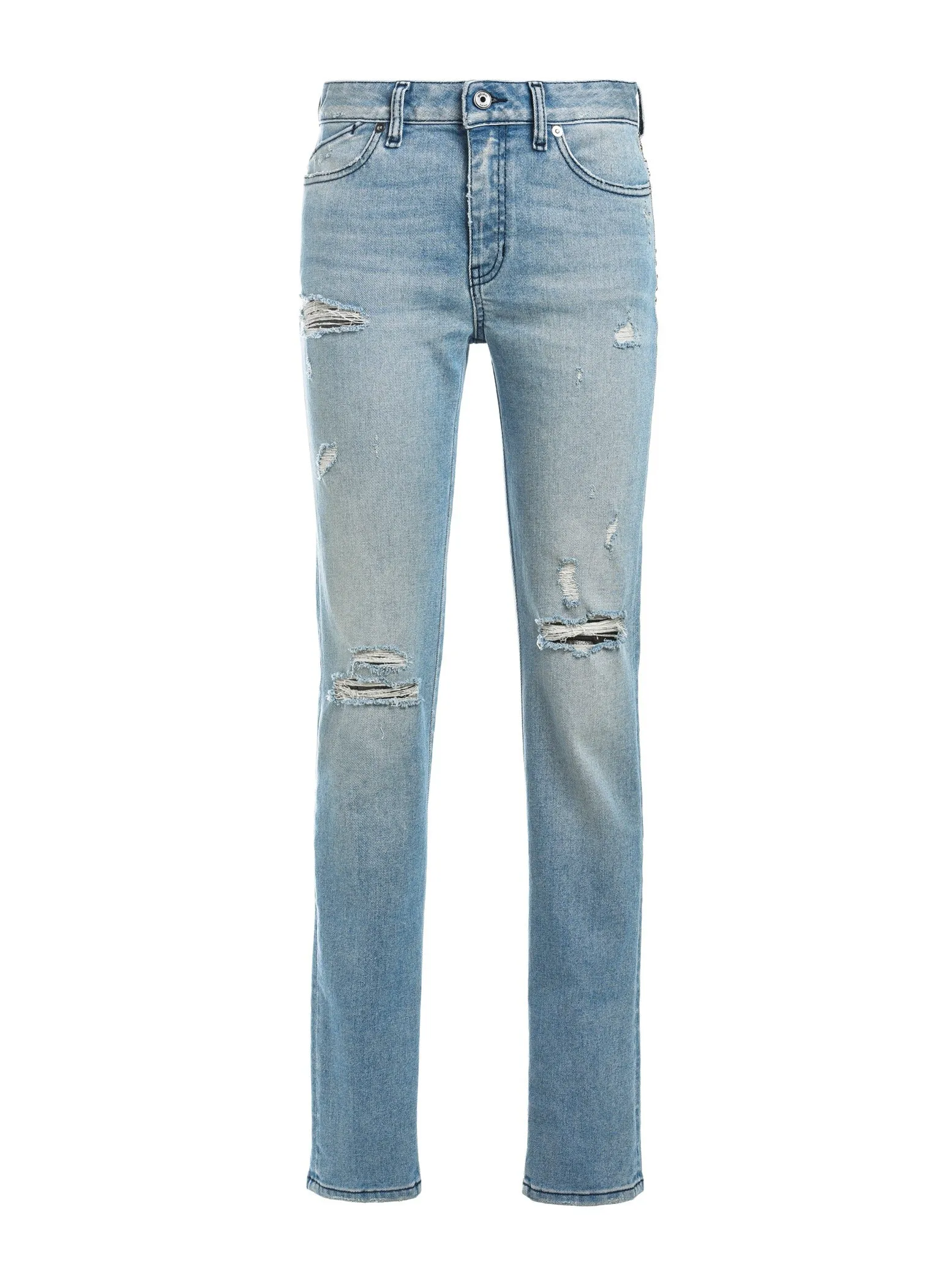 Just Cavalli Ripped Washed Skinny Jeans