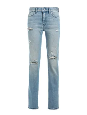 Just Cavalli Ripped Washed Skinny Jeans