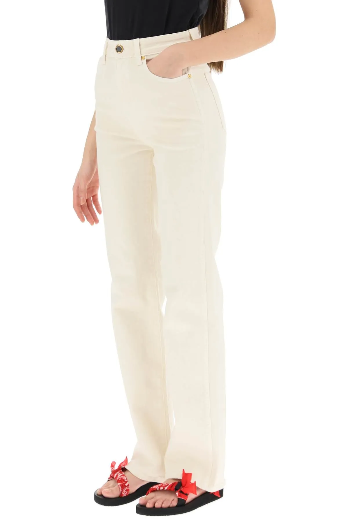 Khaite Danielle Straight-Leg Jeans