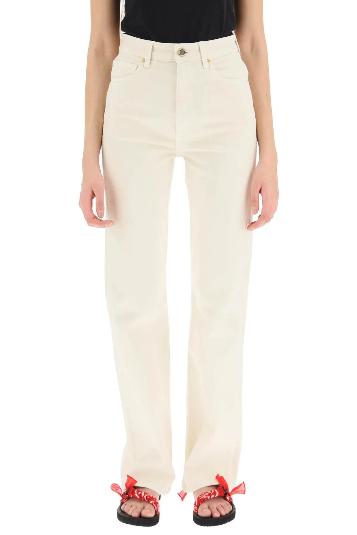 Khaite Danielle Straight-Leg Jeans