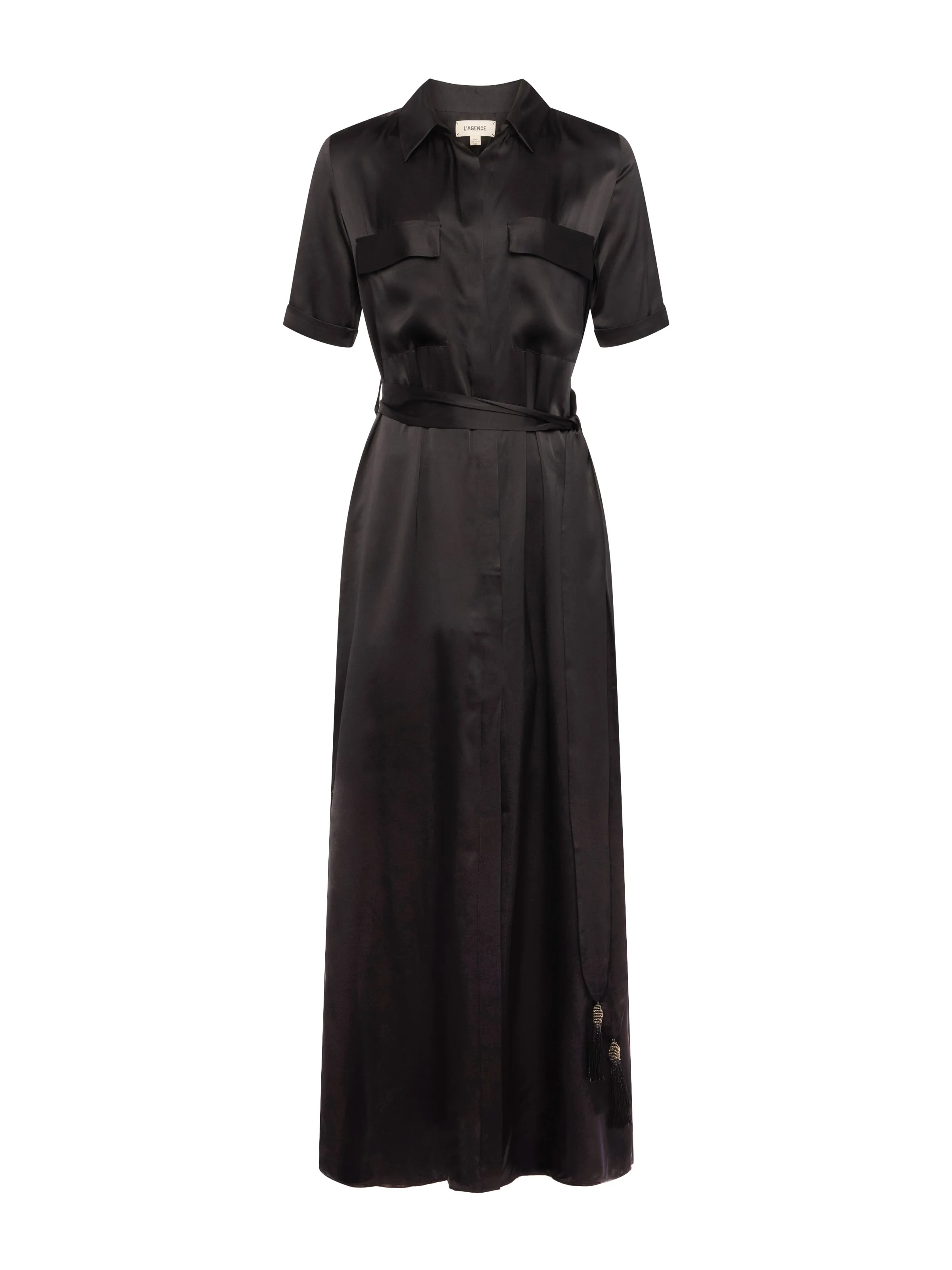 Klement Silk Shirt Dress