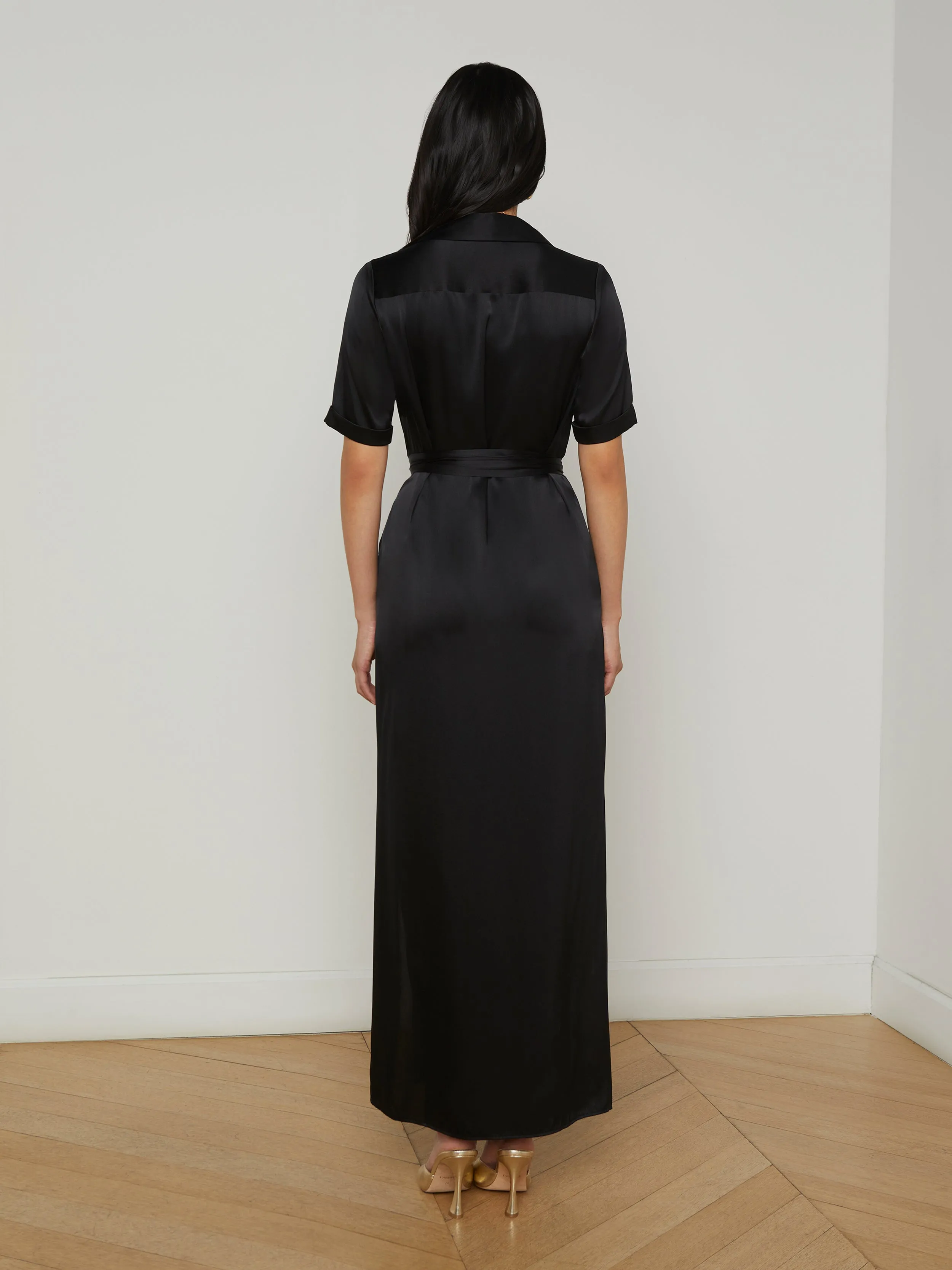 Klement Silk Shirt Dress