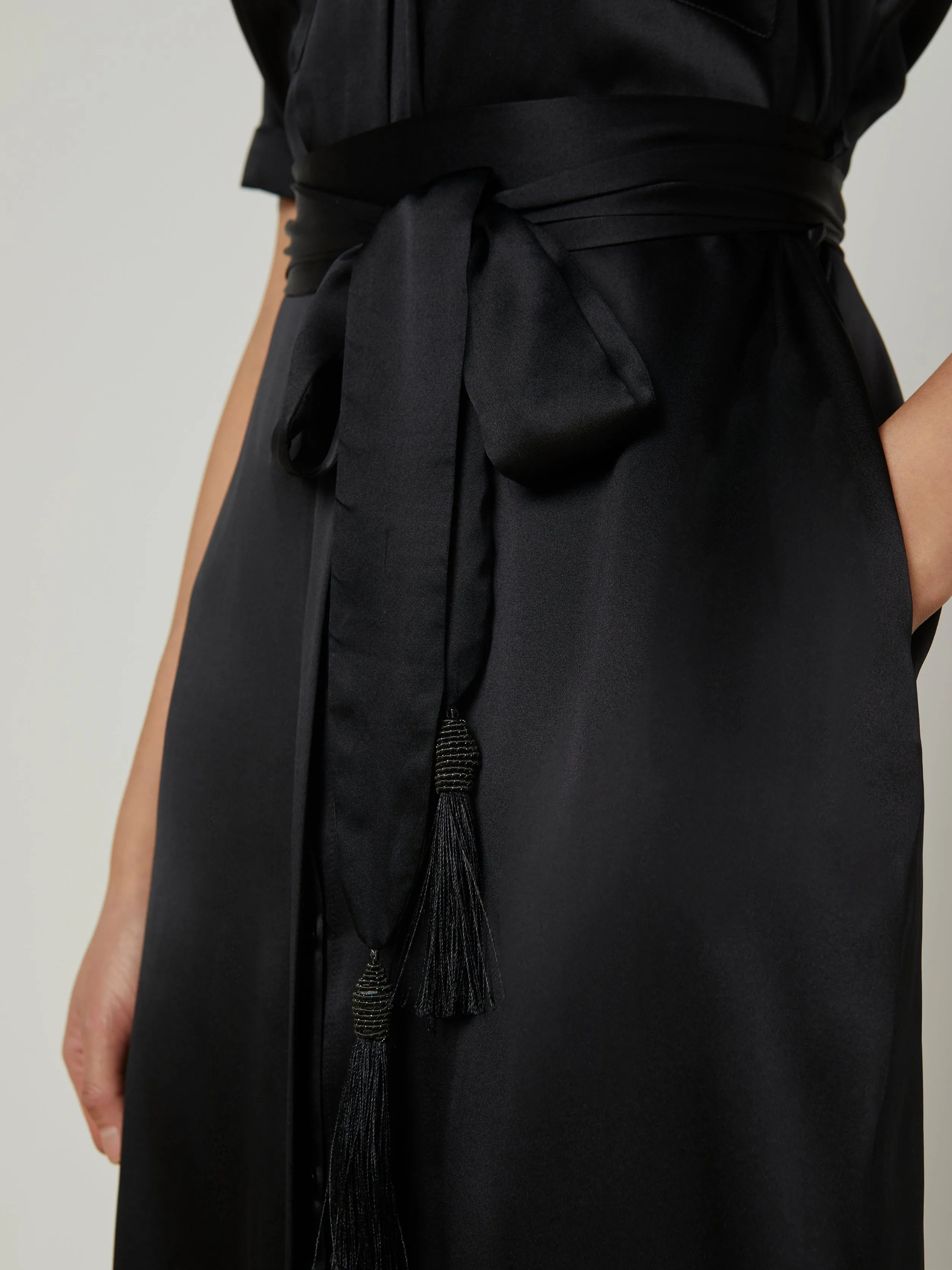 Klement Silk Shirt Dress