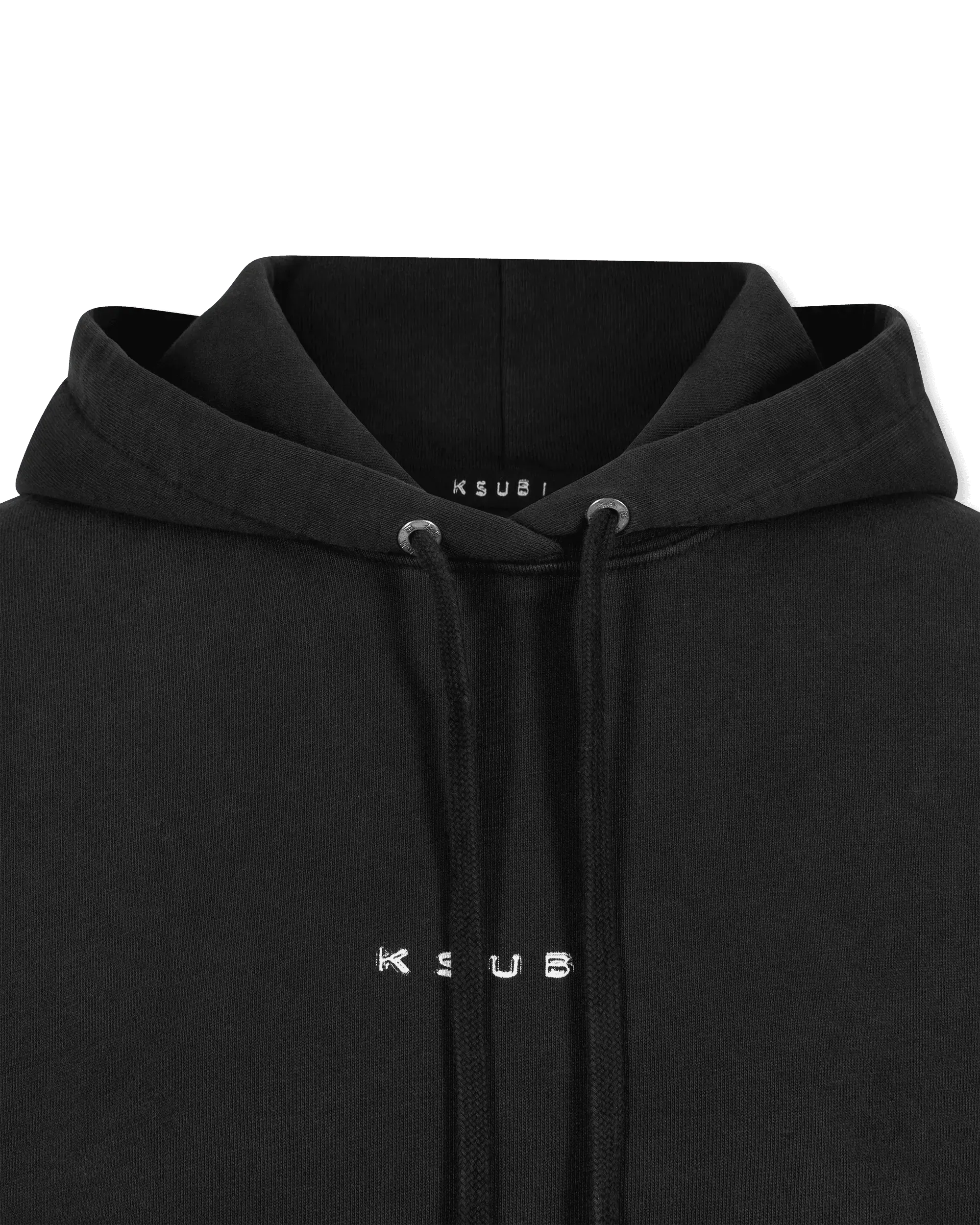 Ksubi Jeans Dymo Hoodie Tru Black