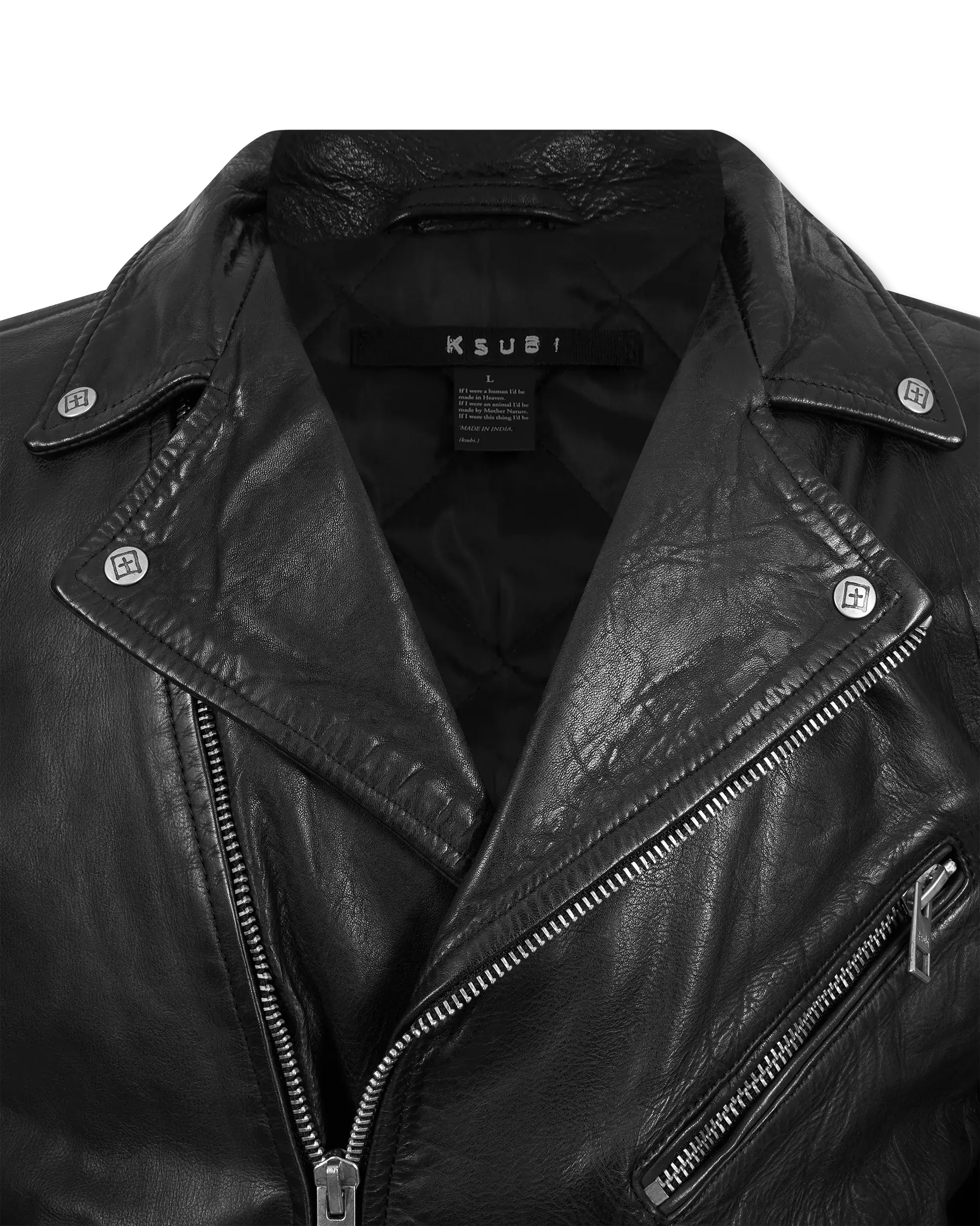 Ksubi Jeans Eagle Leather Jacket