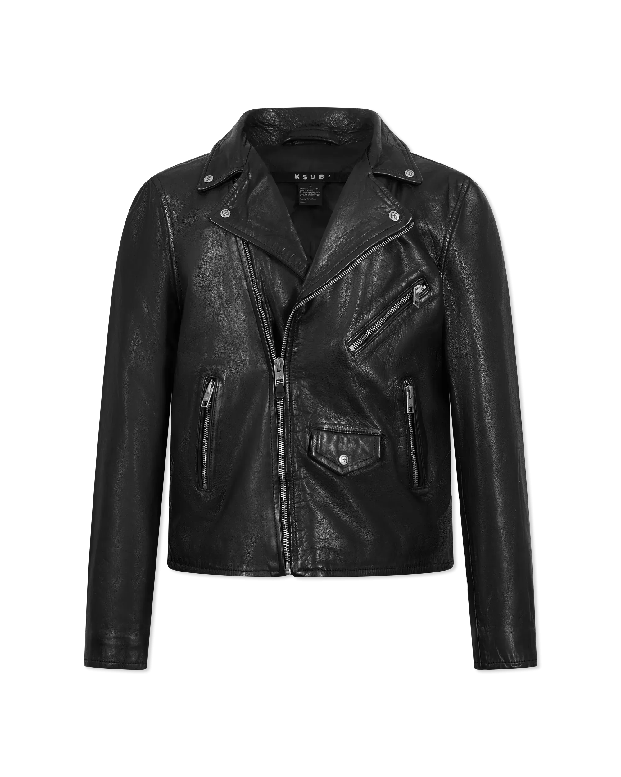 Ksubi Jeans Eagle Leather Jacket