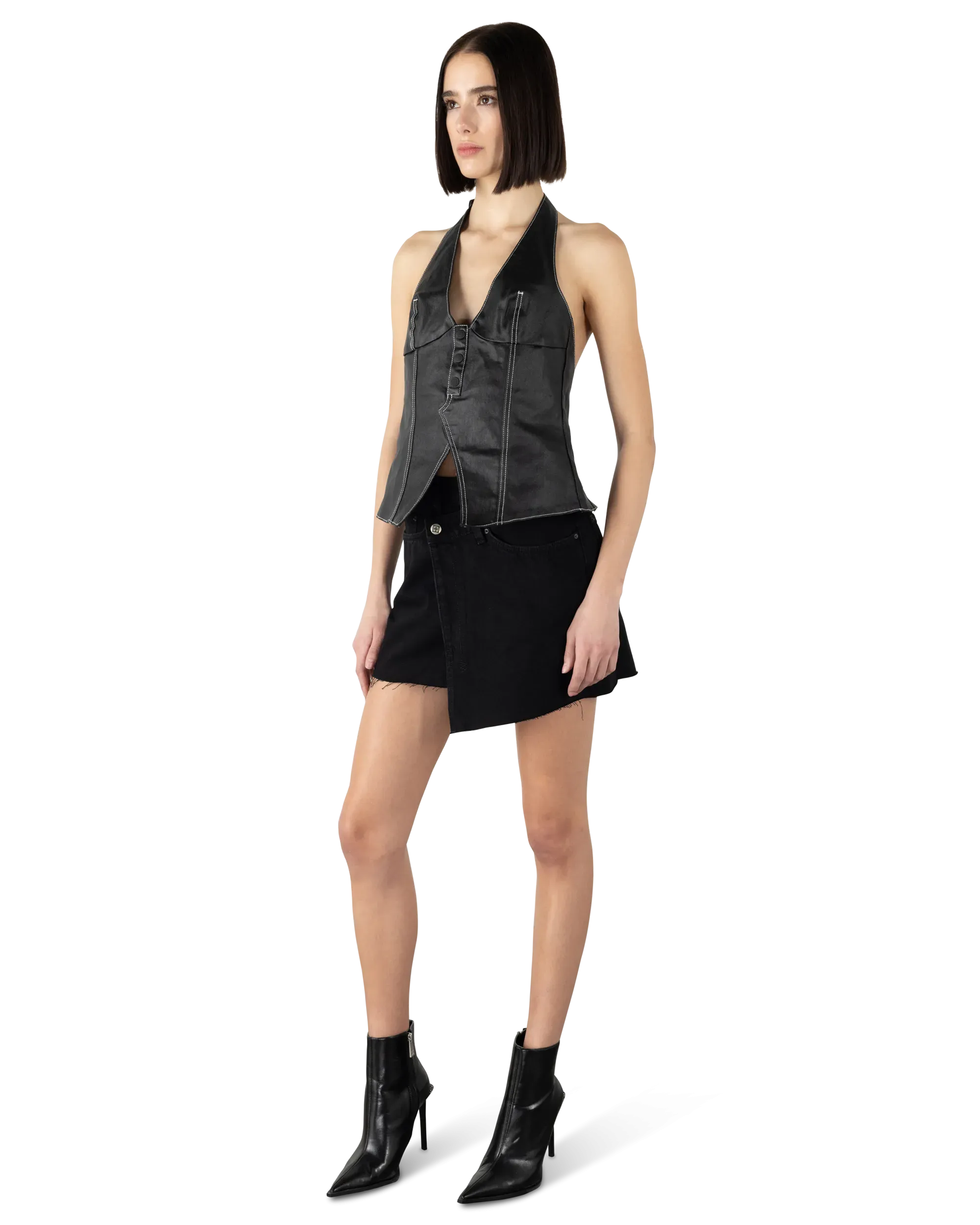Ksubi Jeans Valentina Halter Top Slicker