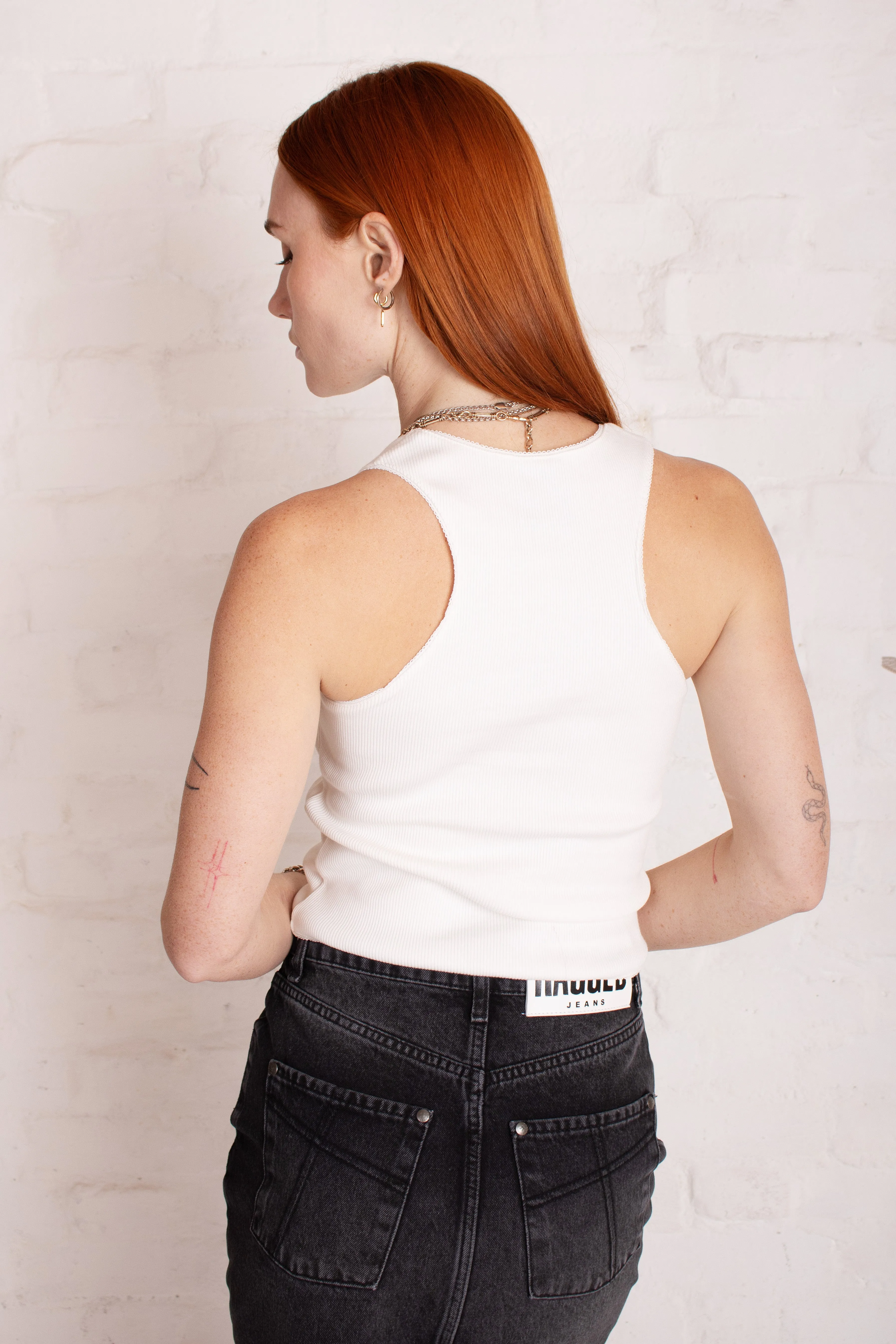 Lacey Logo Vest Top