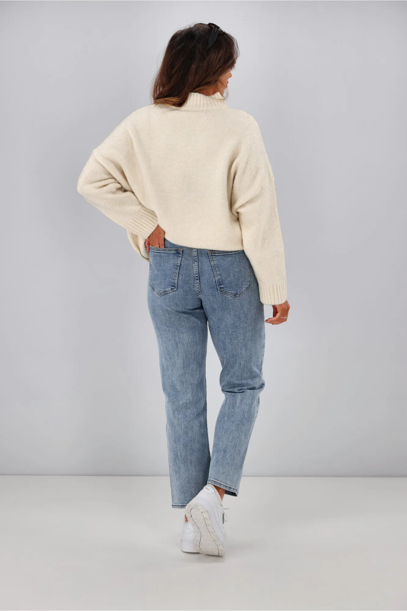 Little White Lie Ally Straight Jean Denim