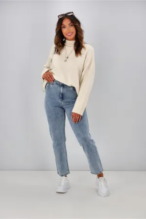 Little White Lie Ally Straight Jean Denim