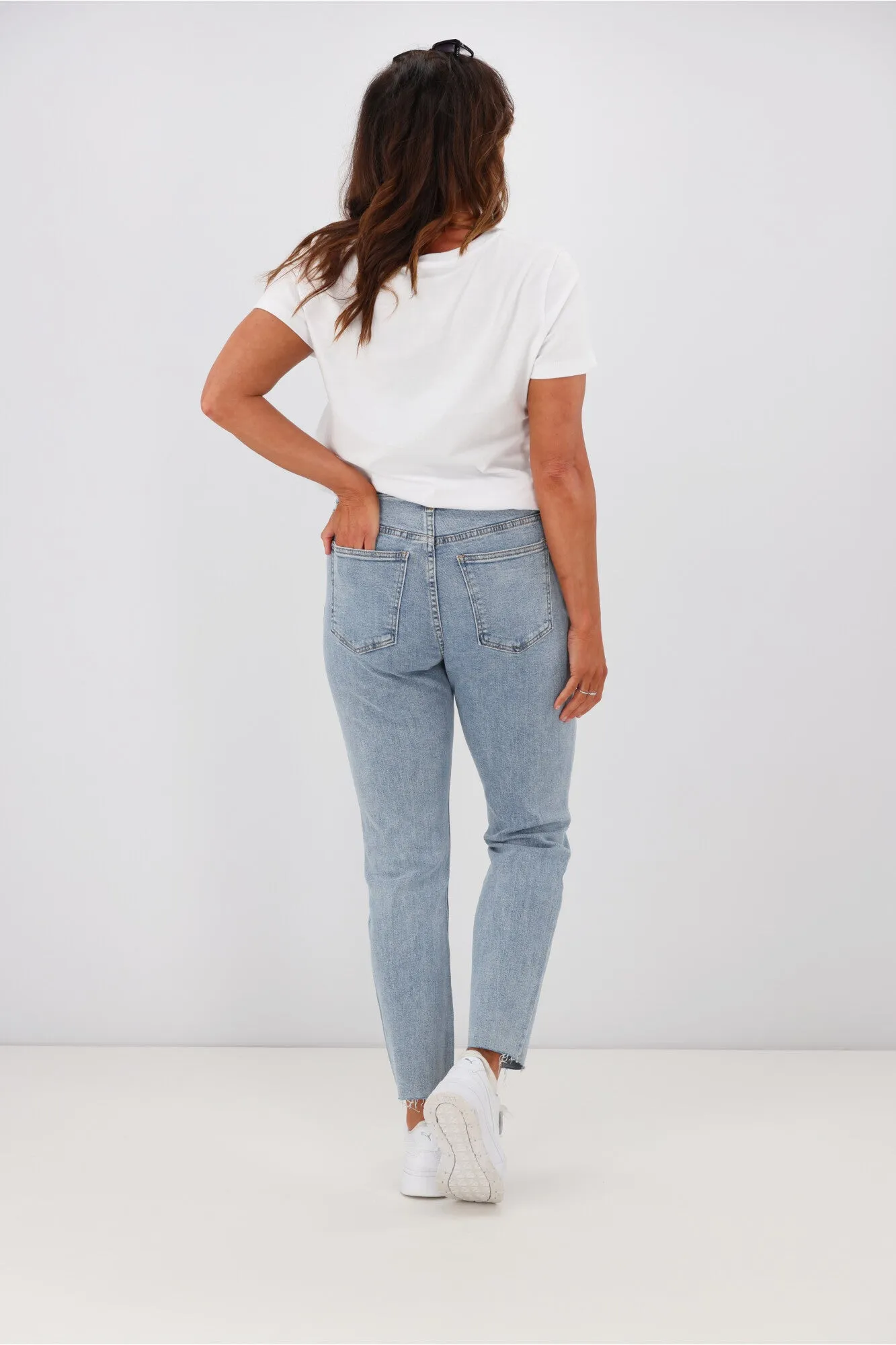 Little White Lie Billy Boyfriend Jean Light Blue