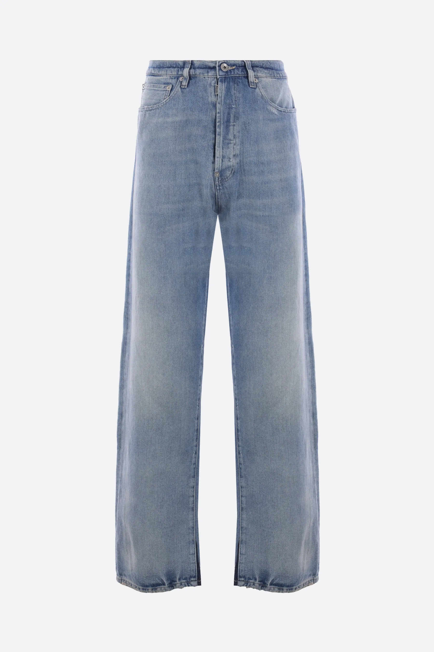 loose-fit jeans in denim with buckle