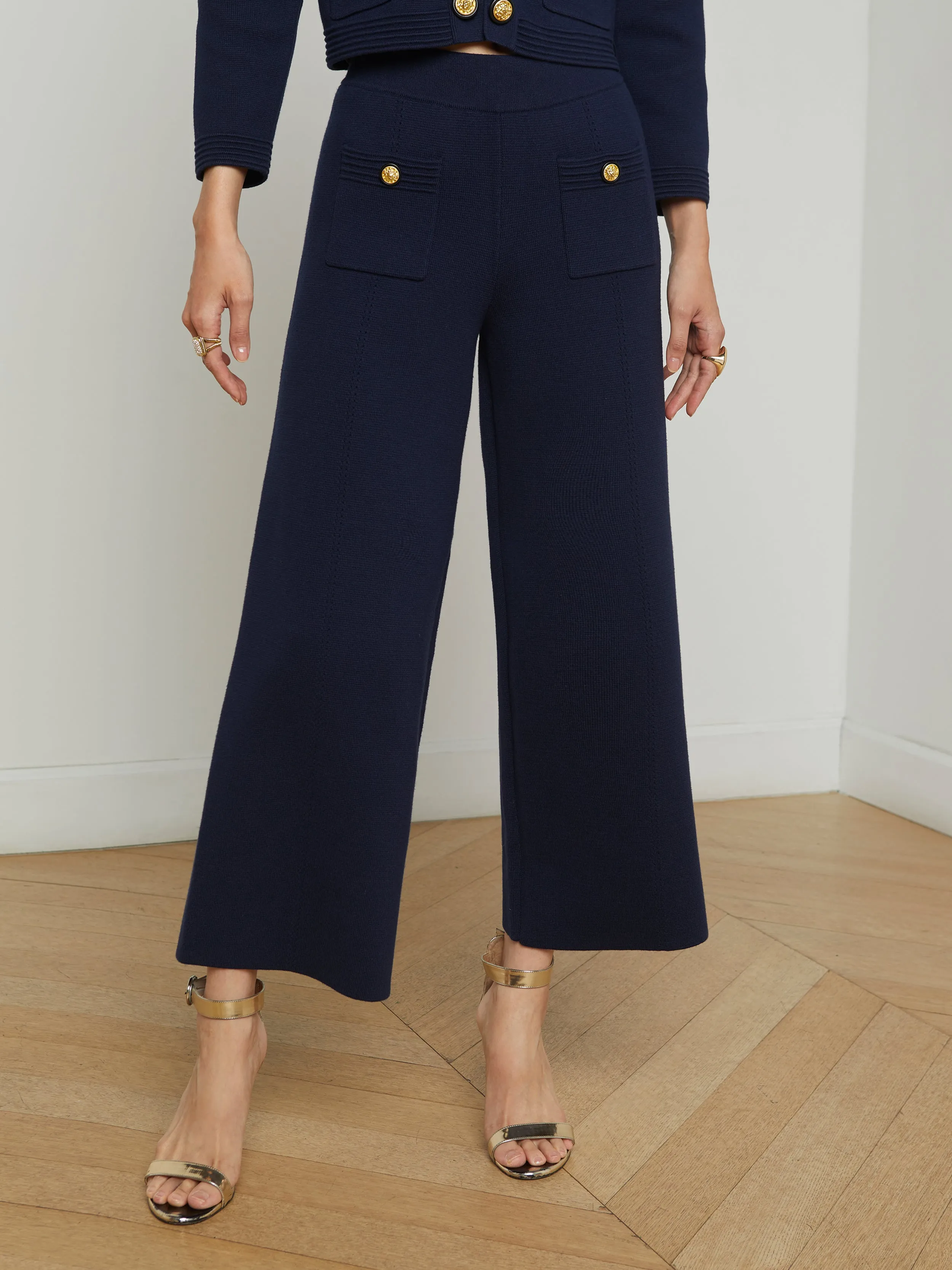Madrid Wide-Leg Knit Pant