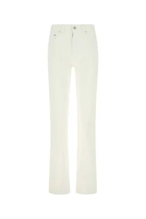 Maison Margiela Button Detailed Straight Leg Jeans