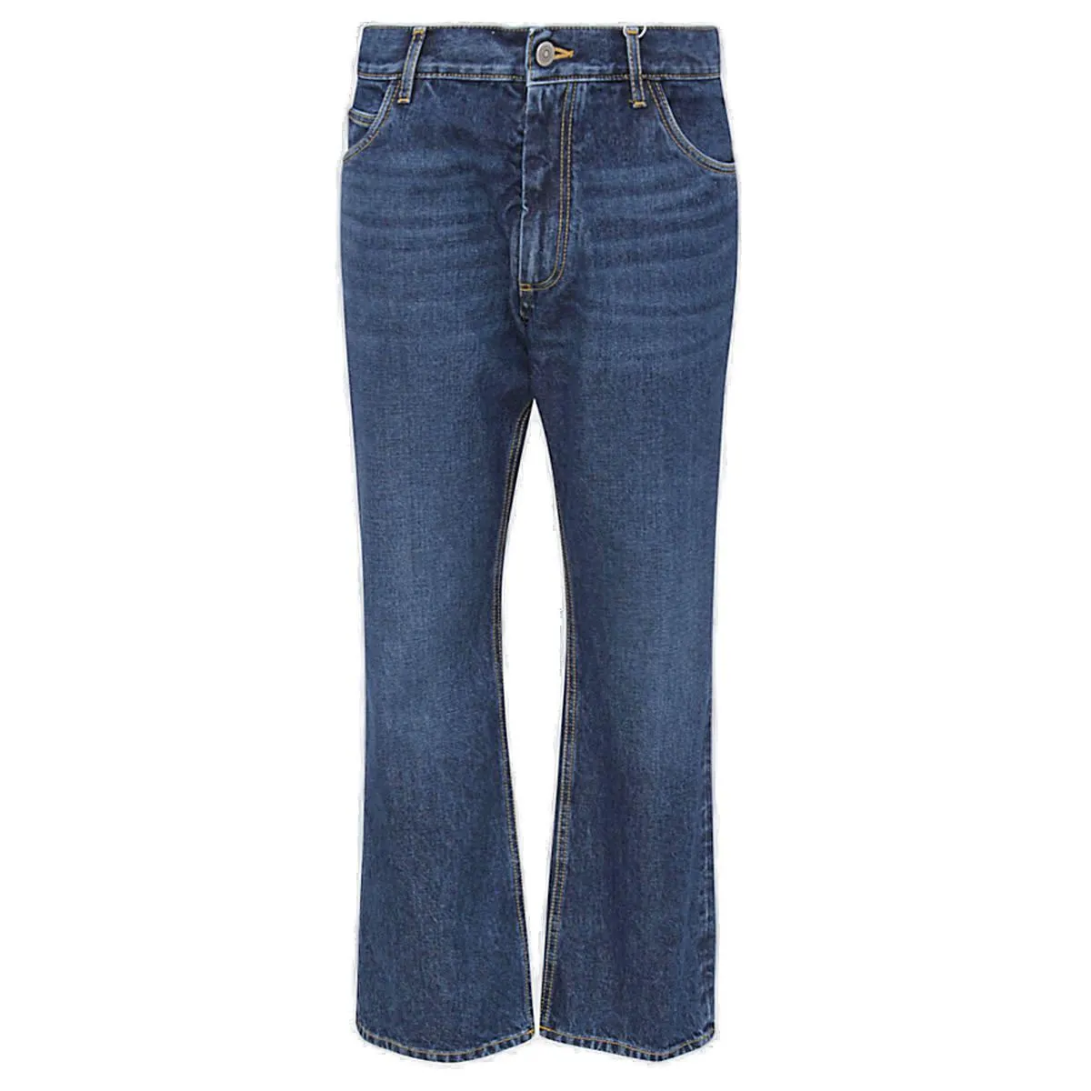 Maison Margiela Cropped High Waist Jeans