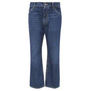 Maison Margiela Cropped High Waist Jeans