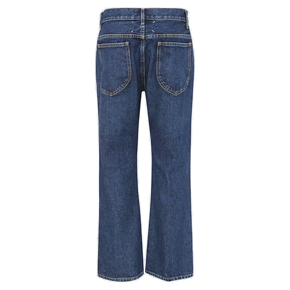 Maison Margiela Cropped High Waist Jeans